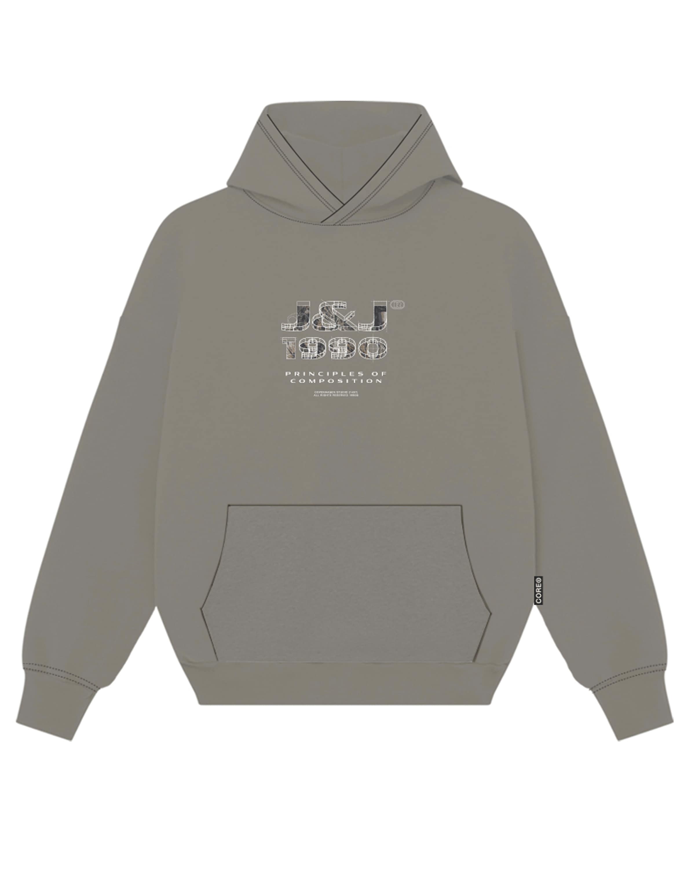 Jack & Jones Kapuzensweatshirt "JCOSTANCE TEXT PRINT SWEAT HOOD" günstig online kaufen