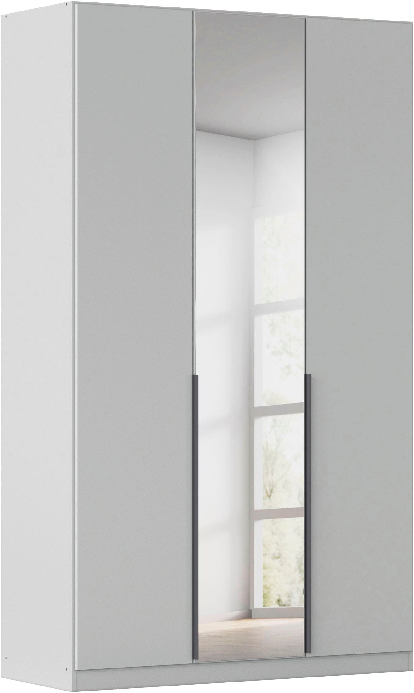 OTTO home Drehtürenschrank "Kleiderschrank Schrank Garderobe AGORDO mit Dekor- oder Hochglanzfront" in zwei Griff-Farben, Breiten 91-405 cm, durchdachte Innenausstattung, in 8 Breiten und 2 Höhen MADE IN GERMANY