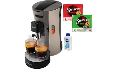 Kaffeepadmaschine »Select CSA240/30, aus 21% recyceltem Plastik, +3 Kaffeespezialitäten«