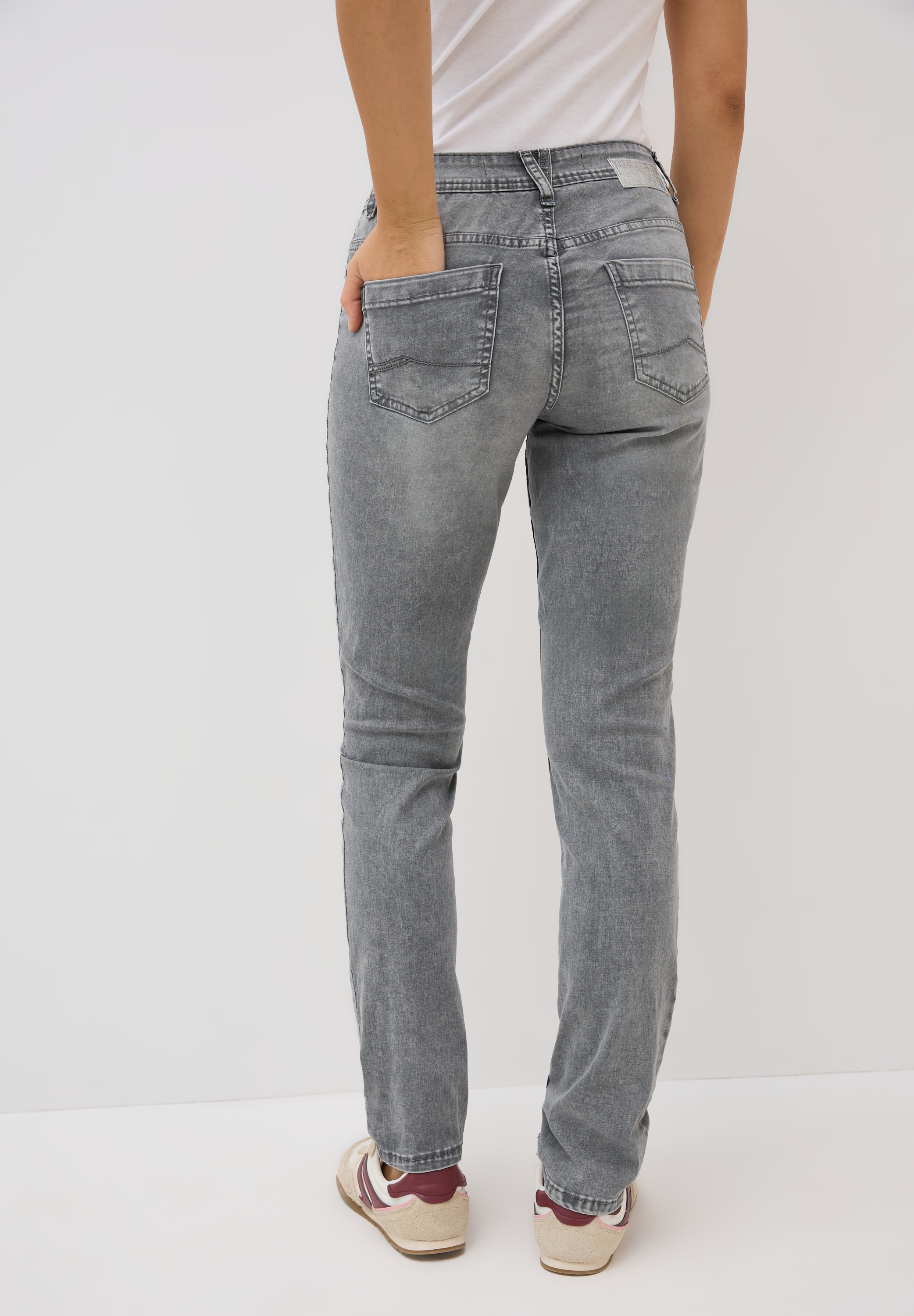 Cecil Gerade Jeans, aus Baumwolle mit Stretchanteil günstig online kaufen