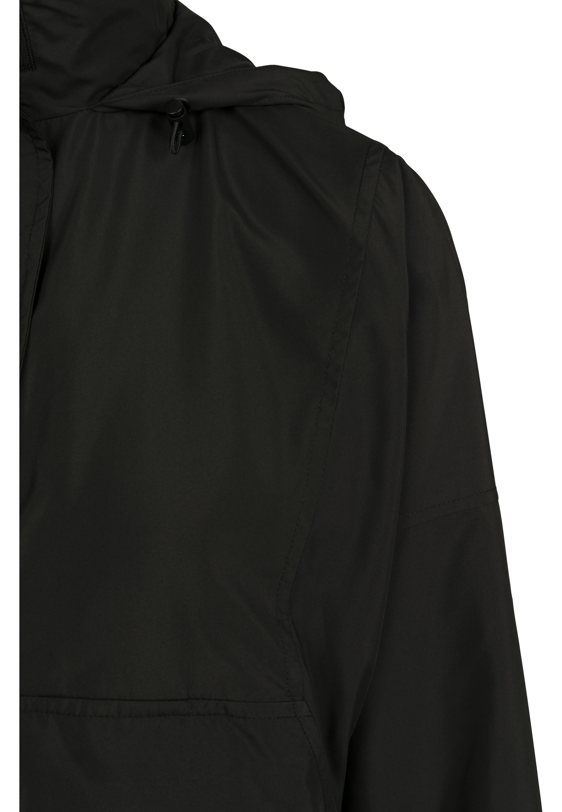 URBAN CLASSICS Langmantel »Urban Classics Damen Ladies Panel Pull Over Jacket«