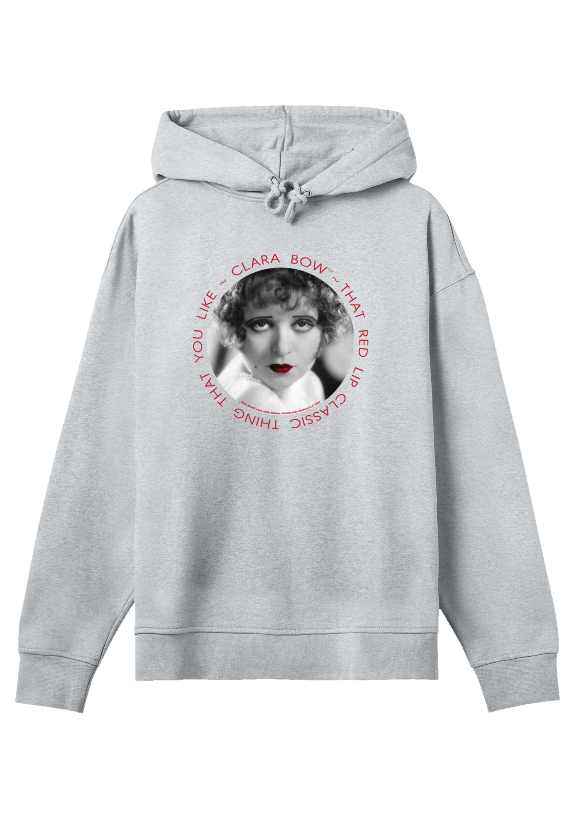 F4NT4STIC Kapuzenpullover »Clara Bow That Red Lip Classic Thing Circle«, Premium Qualität