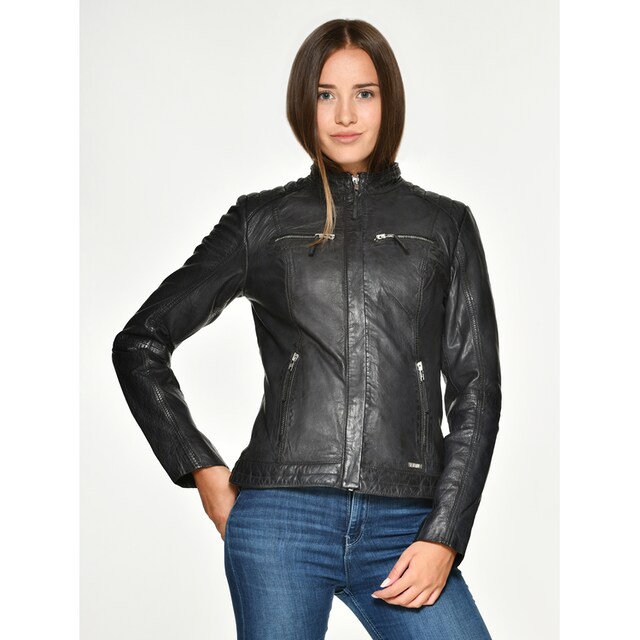 MUSTANG Lederjacke »Amilia« bestellen | BAUR