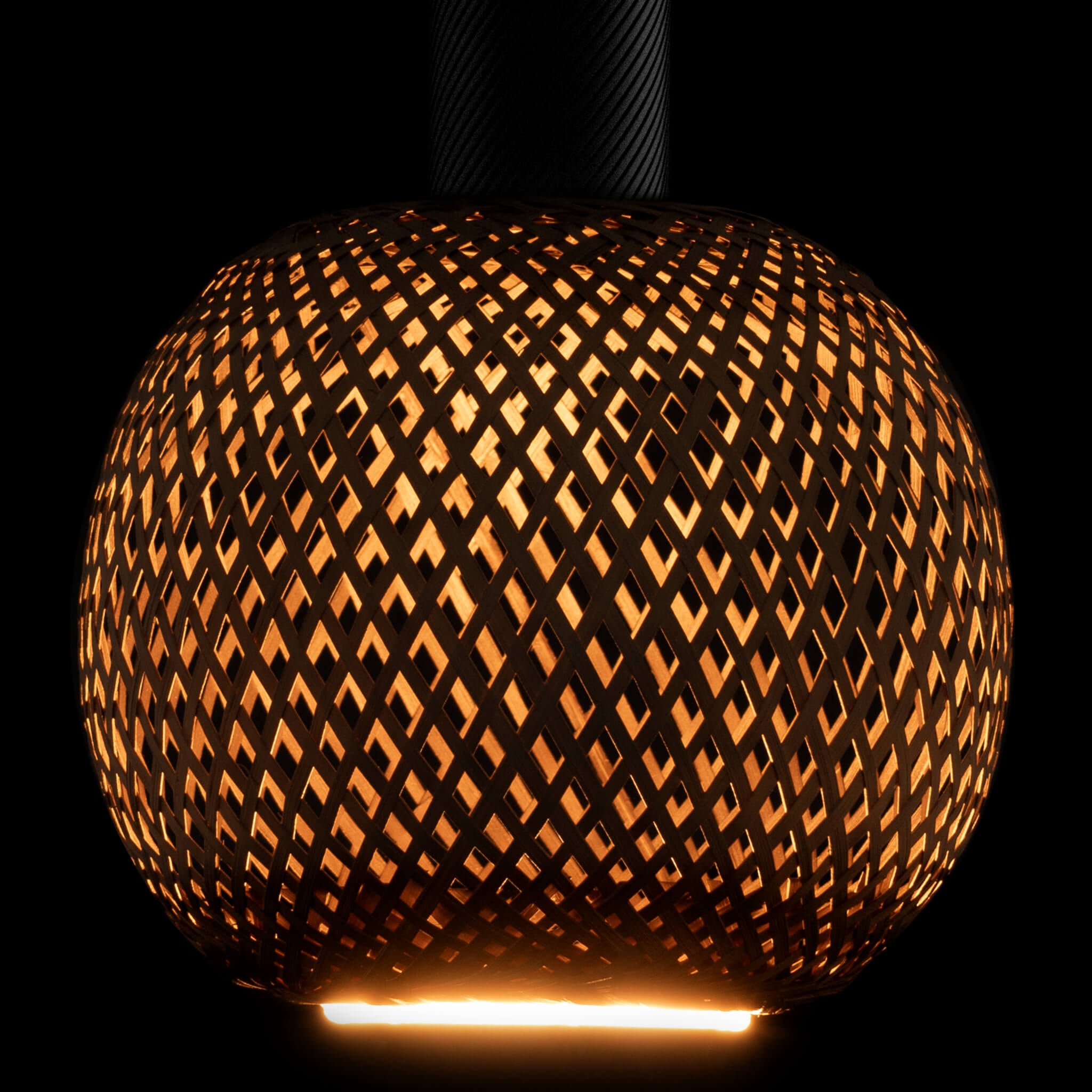 SEGULA LED-Filament »LED Floating Bamboo« E27 1 Stk. Extra-Warmweiß LED Floating Bamboo Globe 180 bronze, E27, 5W, 2200K, 350lm