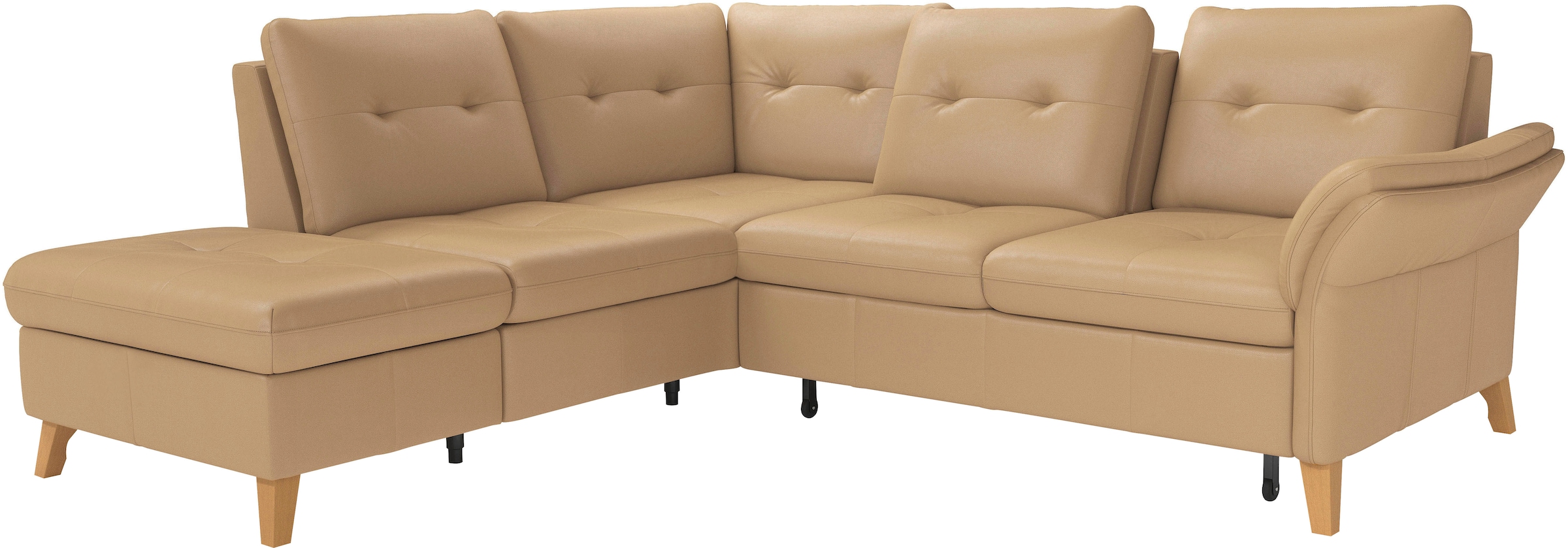 sit&more Ecksofa »Göteborg«, inkl. Sitztiefenverstellung, wahlweise mit Bettfunktion & Bettkasten