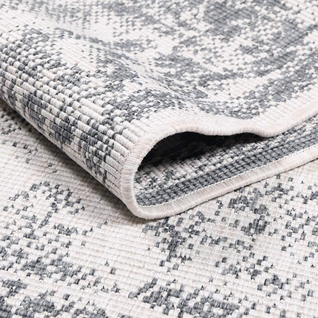 Carpet City Outdoorteppich »DUO RUG 5577«, rechteckig, 5 mm Höhe, Wendeteppich Wetterfest In- & Outdoor, Balkon, Terrasse, Wohnzimmer