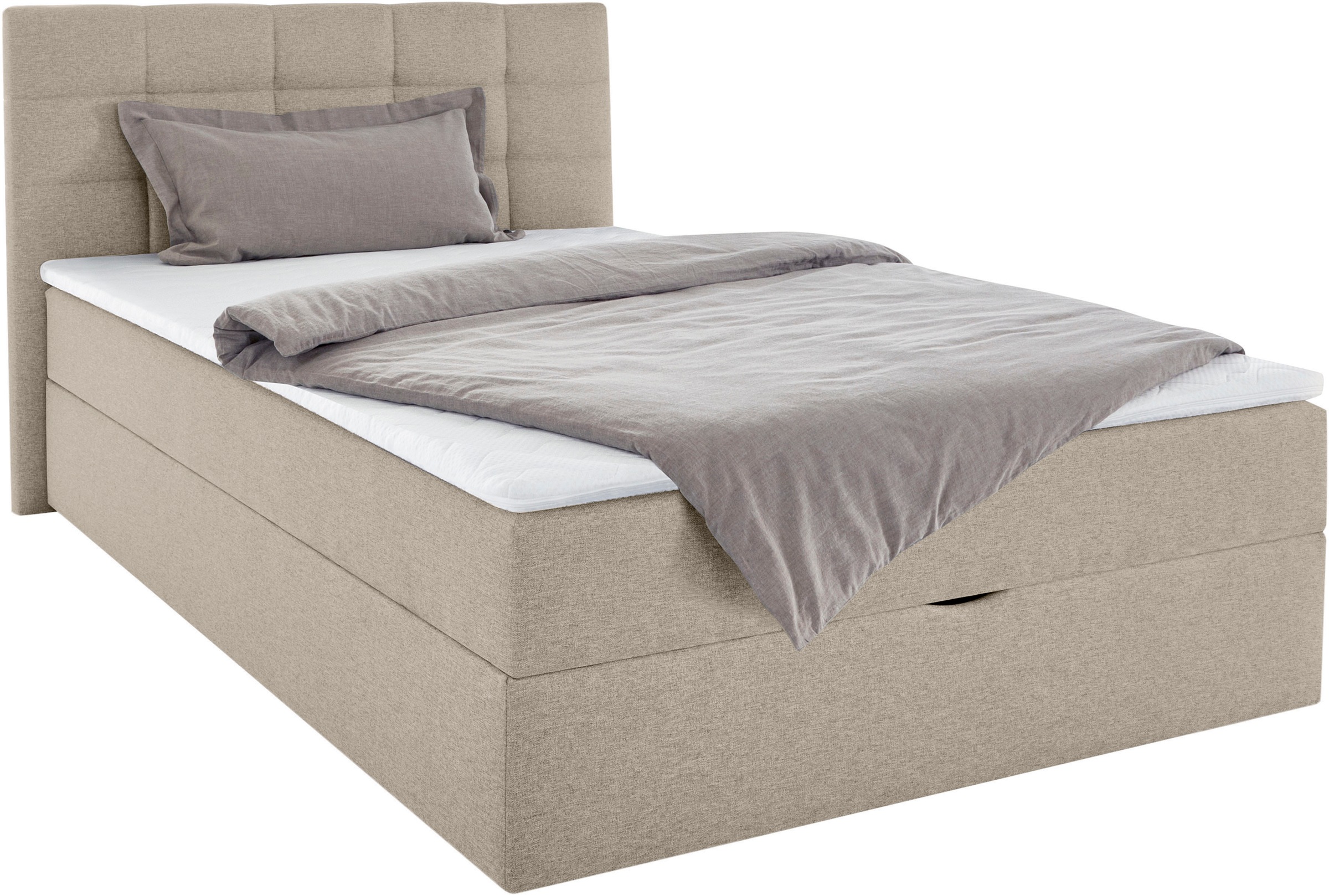 Thumbnail - INOSIGN Boxbett "Ovalo" wahlweise mit Bettkasten, in H2, H3 & H4 erhältilich