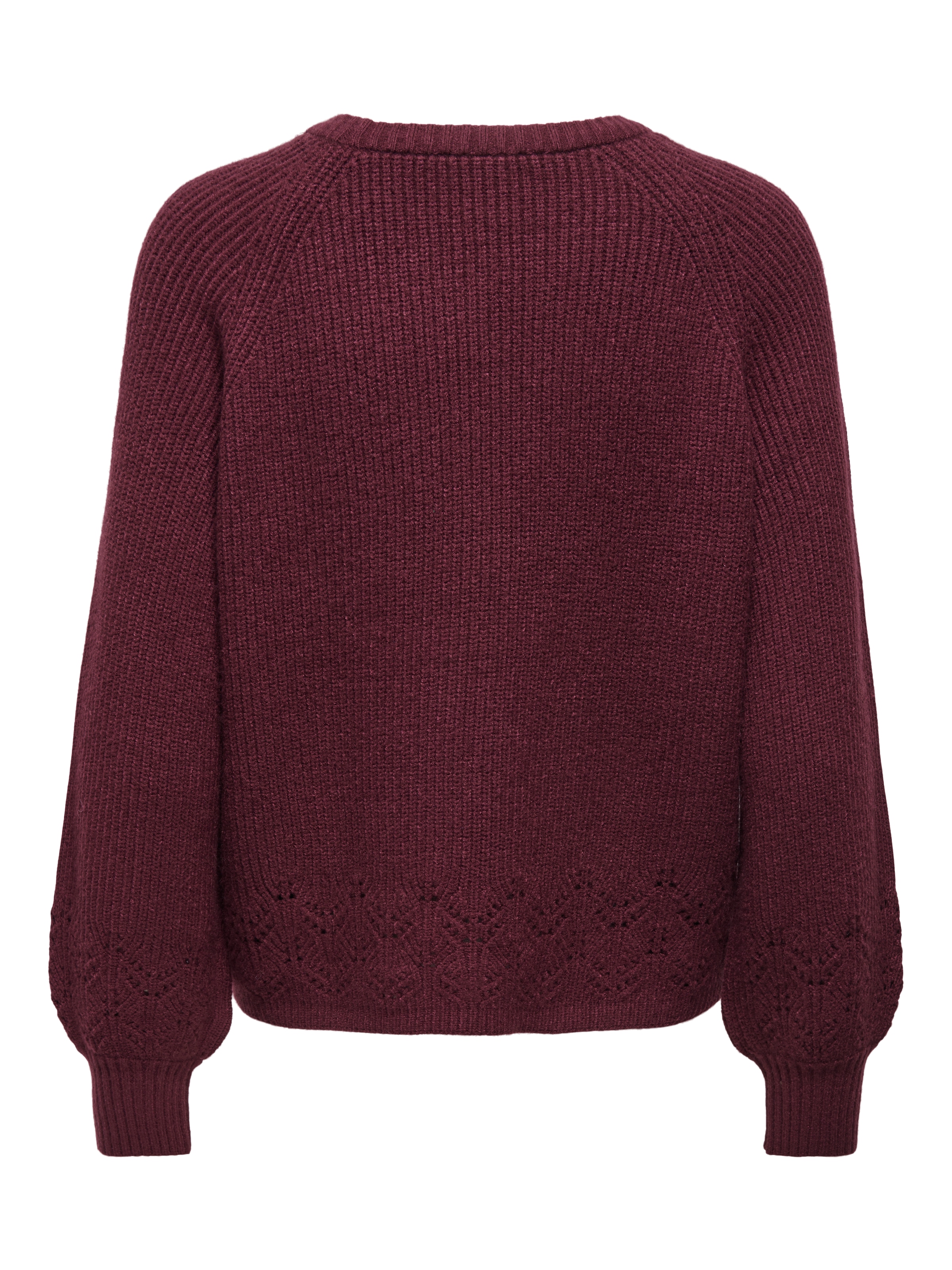ONLY Strickpullover »ONLPRINCESS LS O-NECK DETAIL KNT« Viskosemischung, regular fit