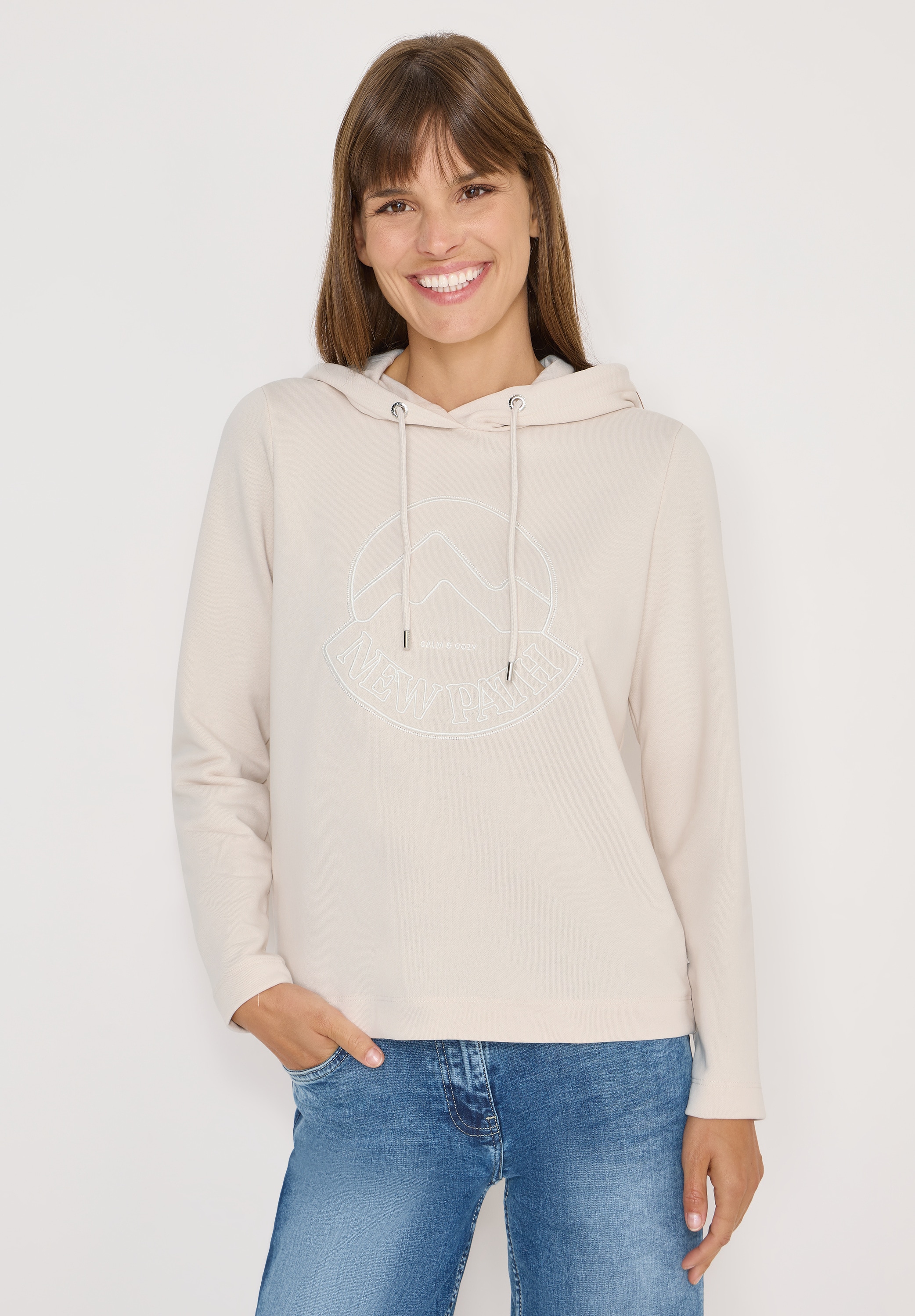 Cecil Langarmshirt mit Kapuze günstig online kaufen