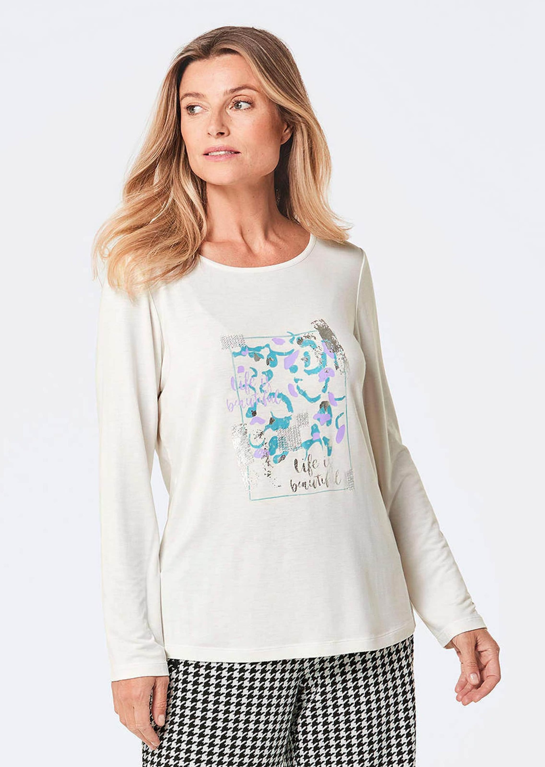 GOLDNER Print-Shirt »Kurzgröße Shirt«