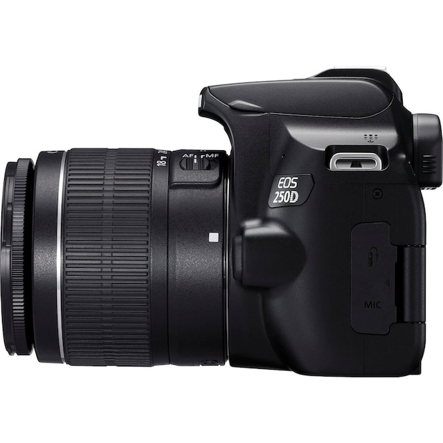 Canon Spiegelreflexkamera »250D + EF-S 18-55mm f/3.5-5.6 III + SB130 Kit«,  EF-S 18-55mm f/3.5-5.6 III, 24,1 MP, Bluetooth-WLAN | BAUR