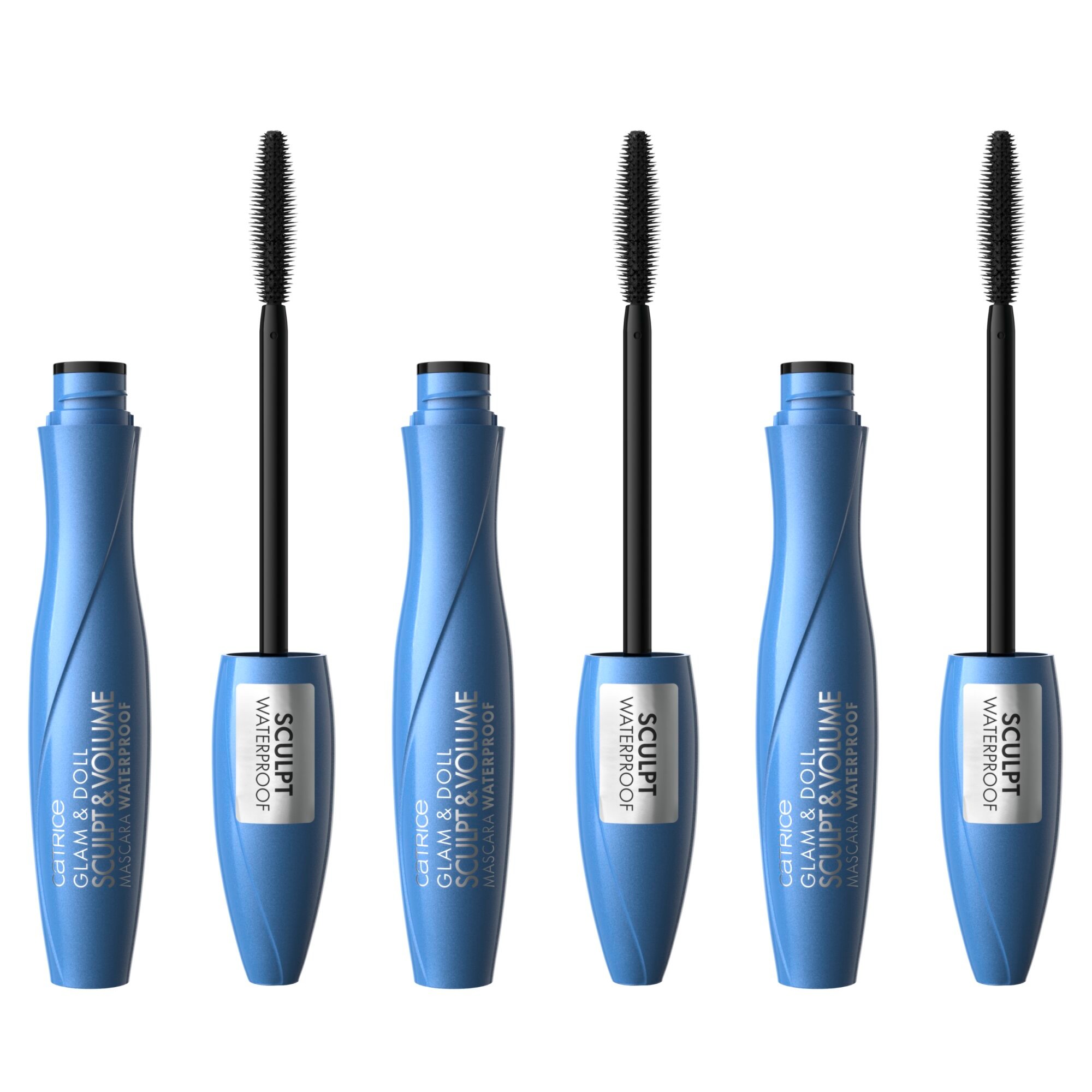 CATRICE Damen Mascara "Glam & Doll Sculpt & Volume Mascara Waterproof", blau, Augen-Kosmetika