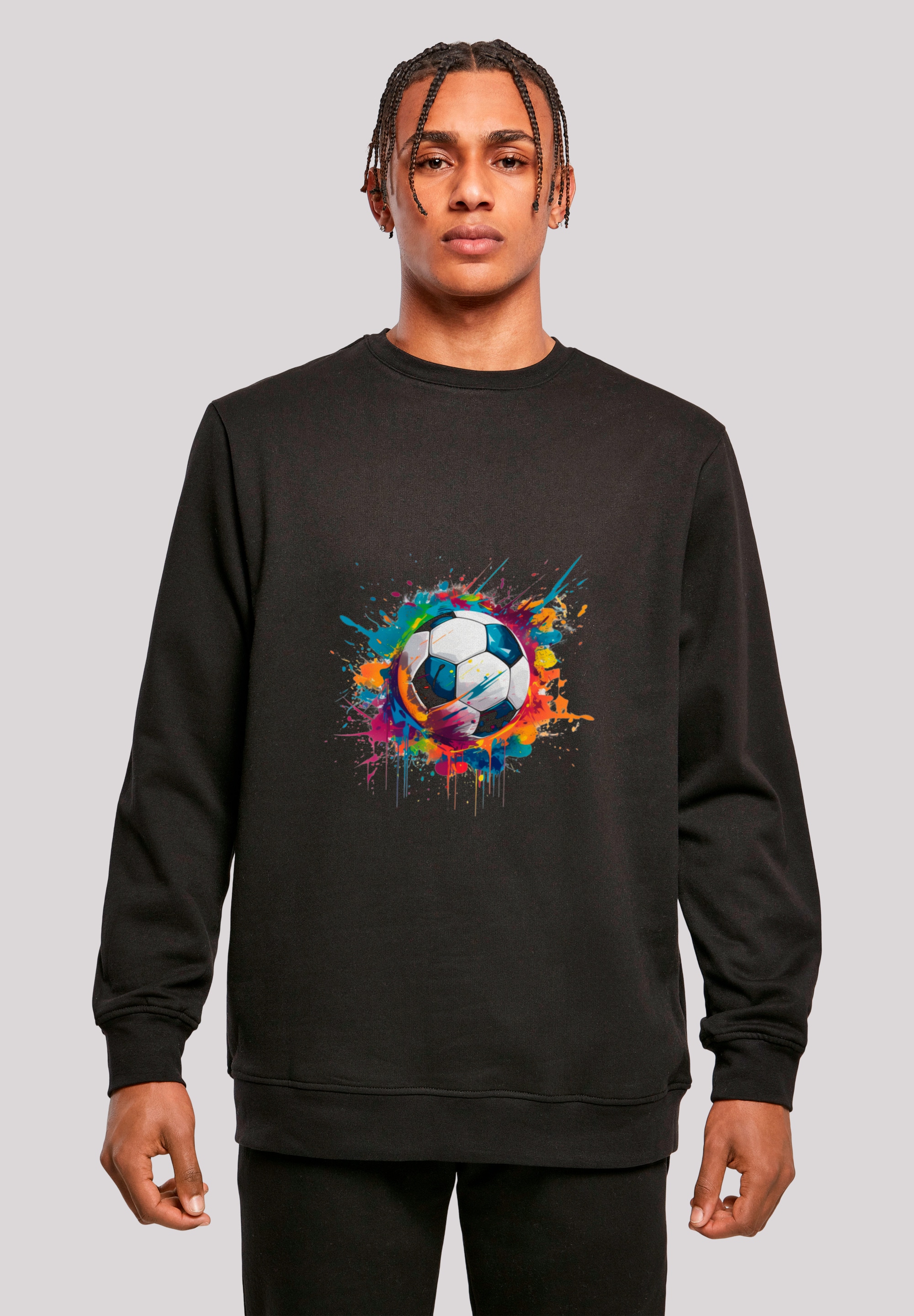 F4NT4STIC Sweatshirt "Bunte Fußball Grafik", Premium Qualität günstig online kaufen