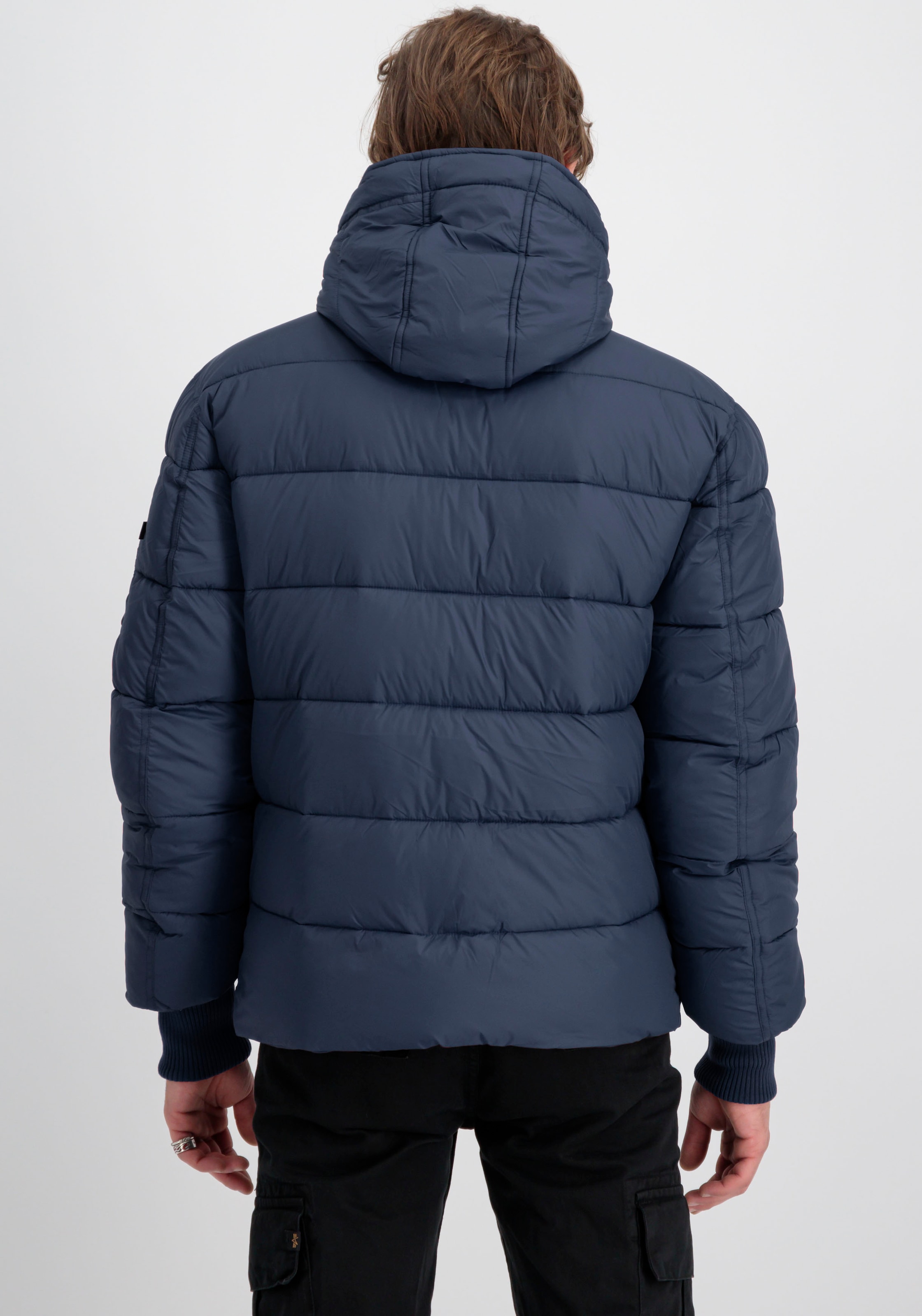 Alpha Industries Steppjacke »Hooded Puffer Alpha FD«, mit Kapuze