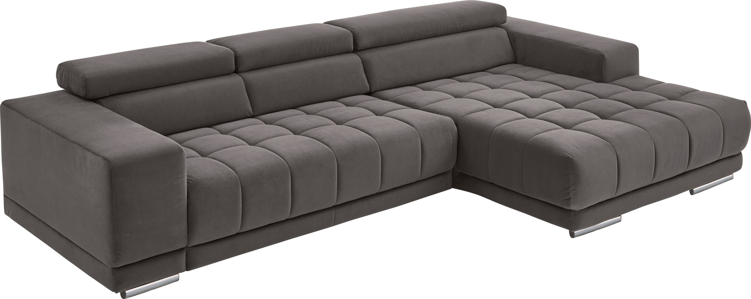 Die PlanBar Ecksofa »MP-IN15053 L-Form«, mit Kopfteilverstellung, wahlweise mit manueller Vorziehbank