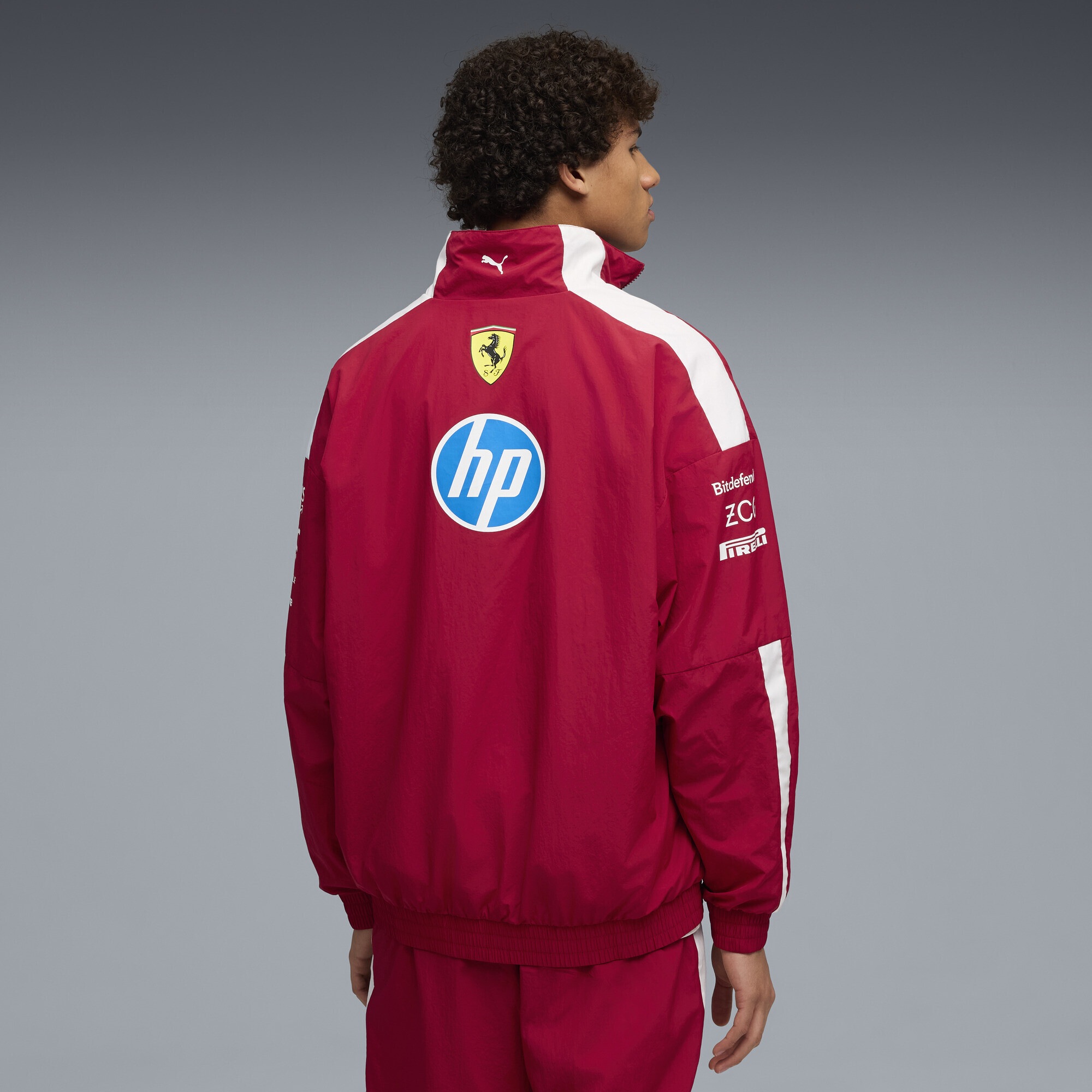 PUMA Sweatjacke »Scuderia Ferrari 2025 Drivers T7 Oversized Jacke Herren«