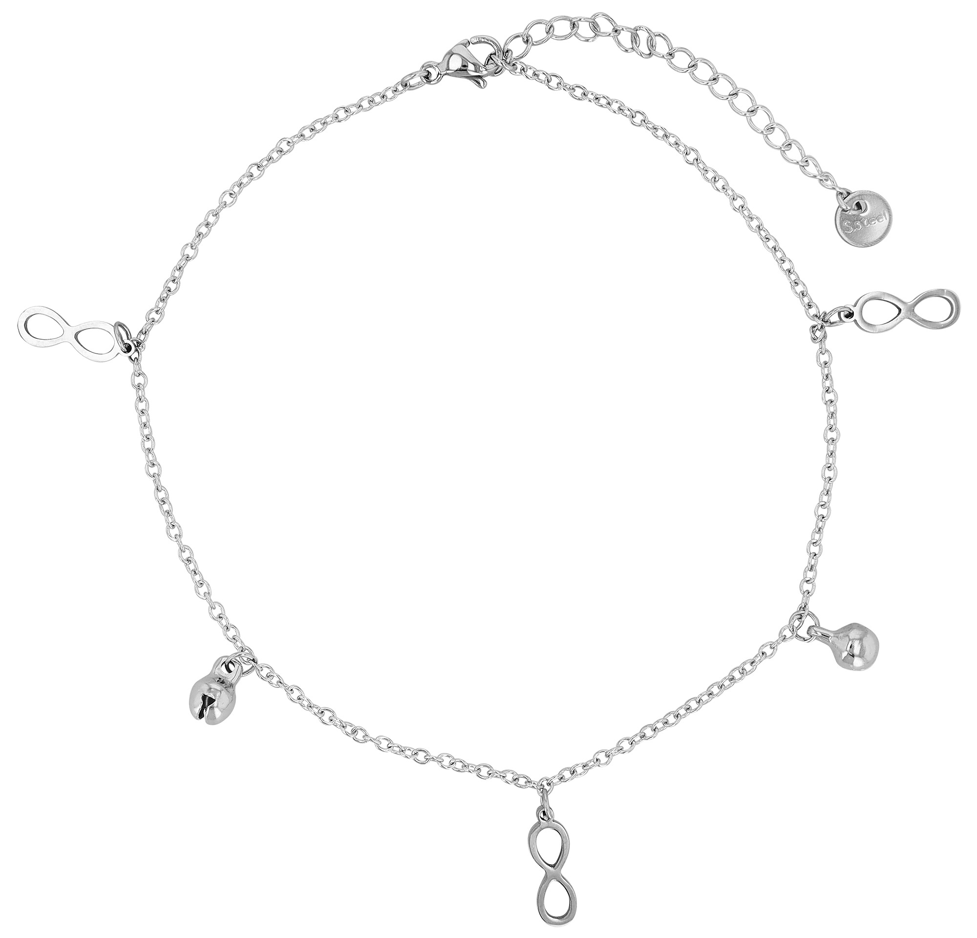 Adelia´s Kettenanhänger »Damen Anhänger aus Edelstahl mit Perle«  Schöne Geschenkidee zum Valentinstag