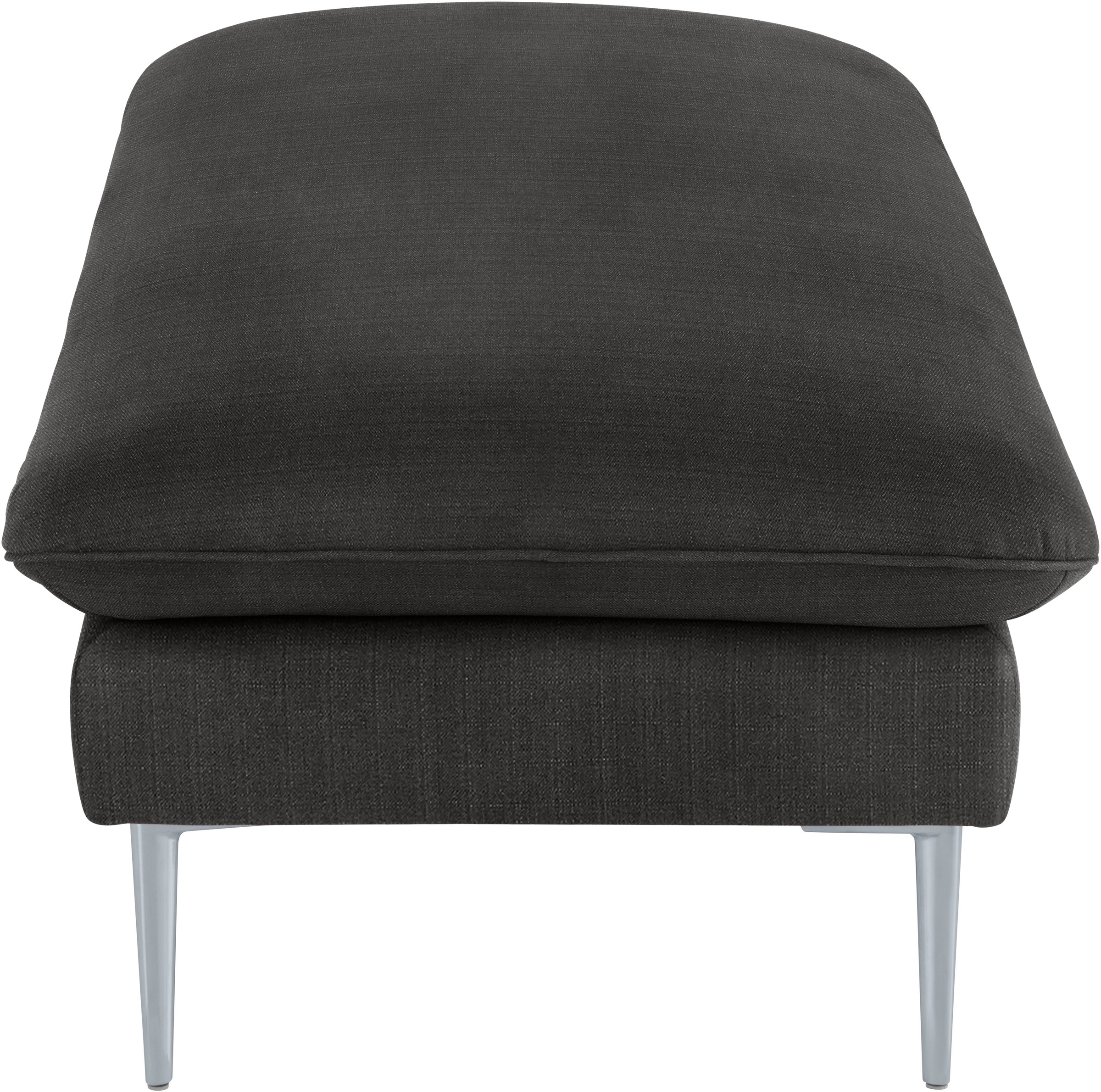 W.SCHILLIG Hocker »enjoy&MORE«, Füße silber matt, Breite 151 cm
