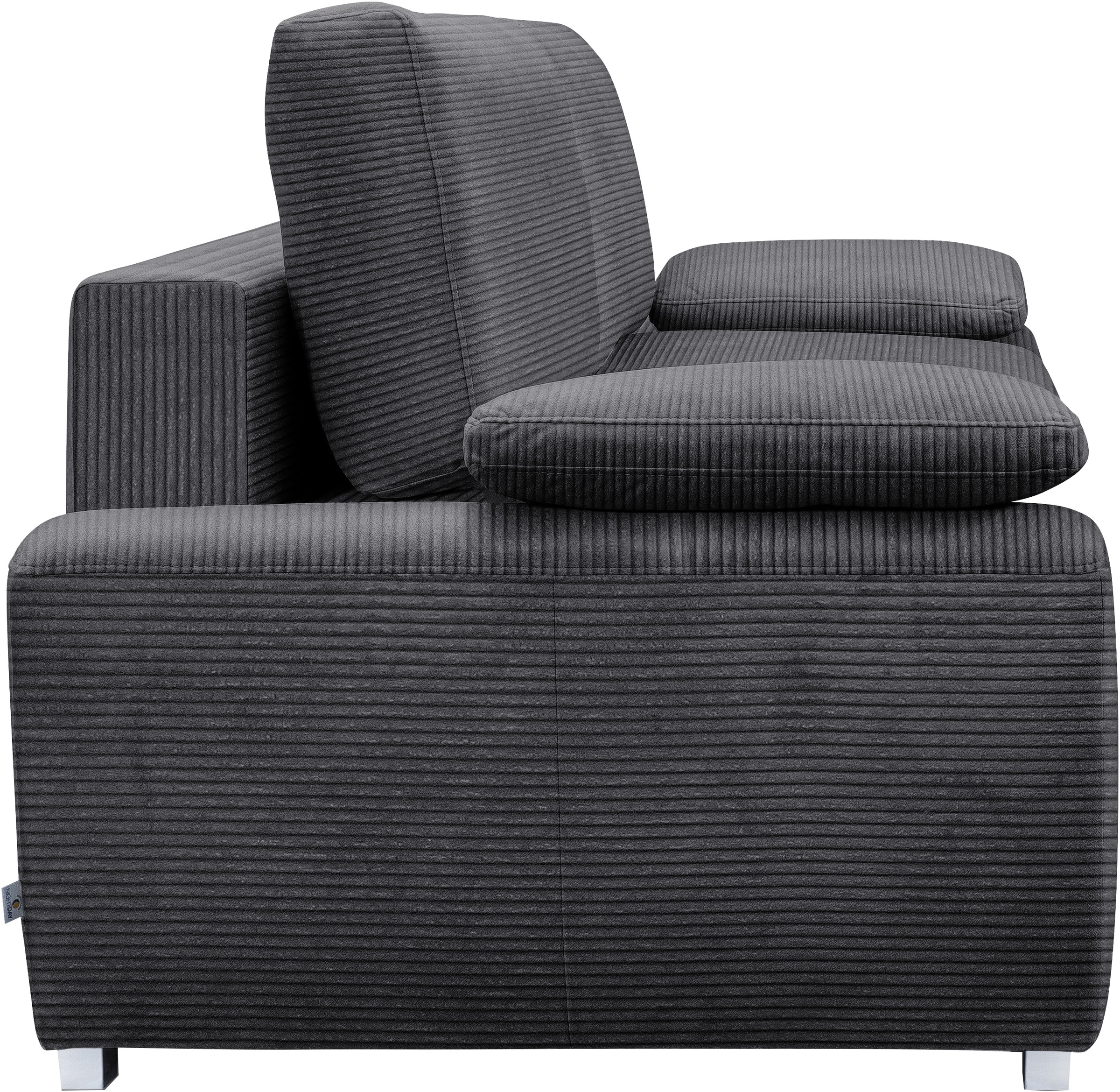 exxpo - sofa fashion 3-Sitzer »SOLSBURY, bequem und komfortabel, Sofa, Schlafsofa«, inkl. Federkern-Polsterung, Bettfunktion und Stauraum, in Cord