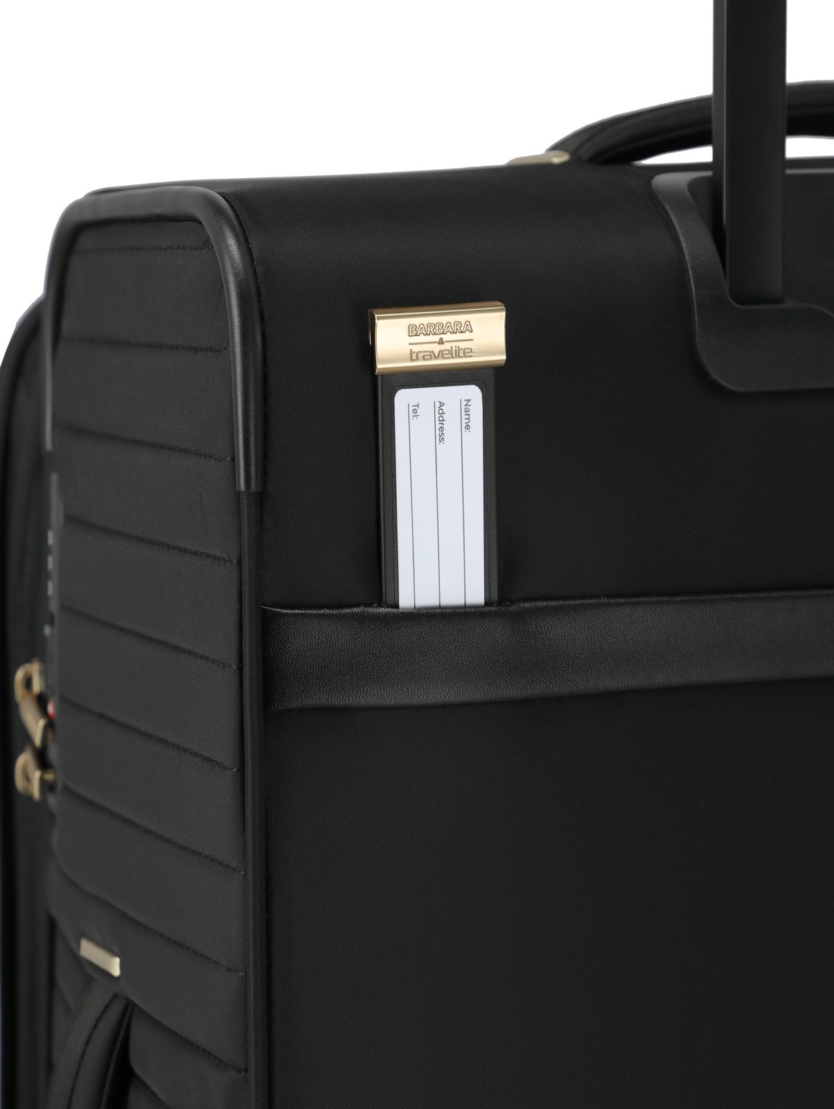 travelite Weichgepäck-Trolley »BARBARA & travelite | BARBARA STEPP, verschiedene Größen und Farben«, 4 Rollen, Weichgepäck-Koffer Schlüsselanhänger Volumenerweiterung bei S/M