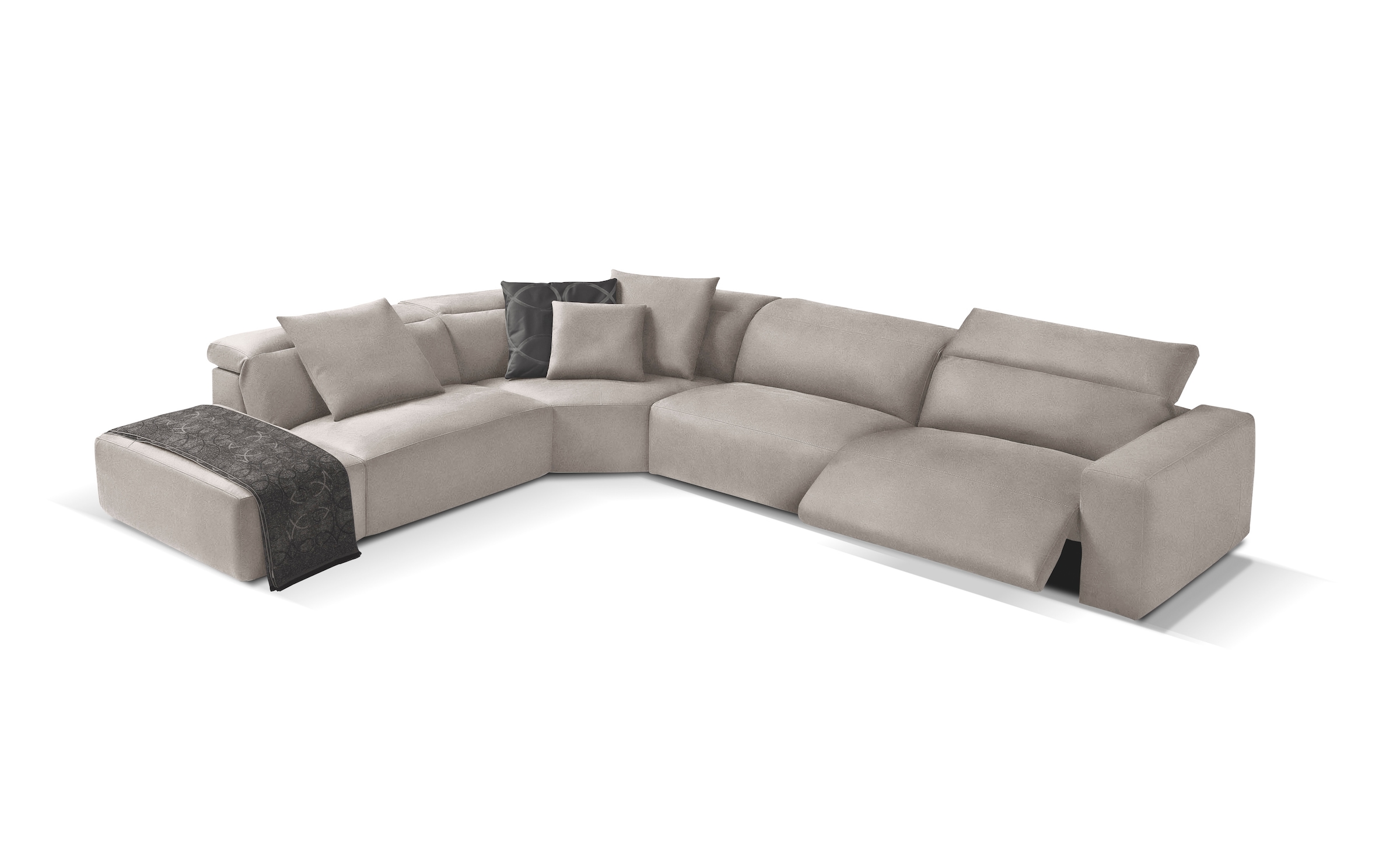 Egoitaliano Ecksofa "Beverly, extravangantes Designsofa mit erstklassigem S günstig online kaufen