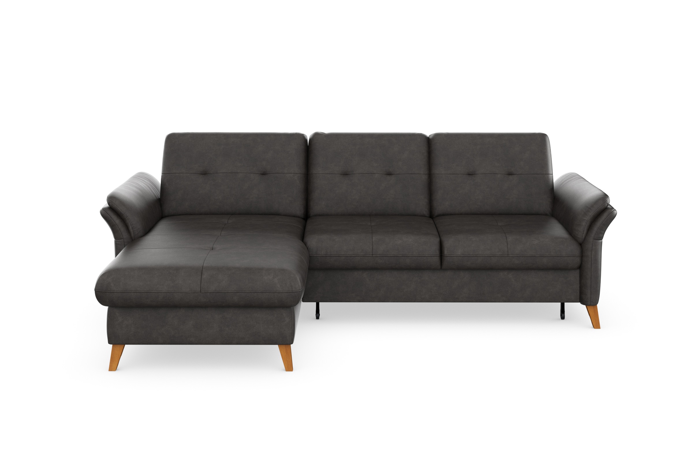 sit&more Ecksofa »Göteborg«, Sitztiefenverstellung und Federkern, wahlweise mit Bettfunktion