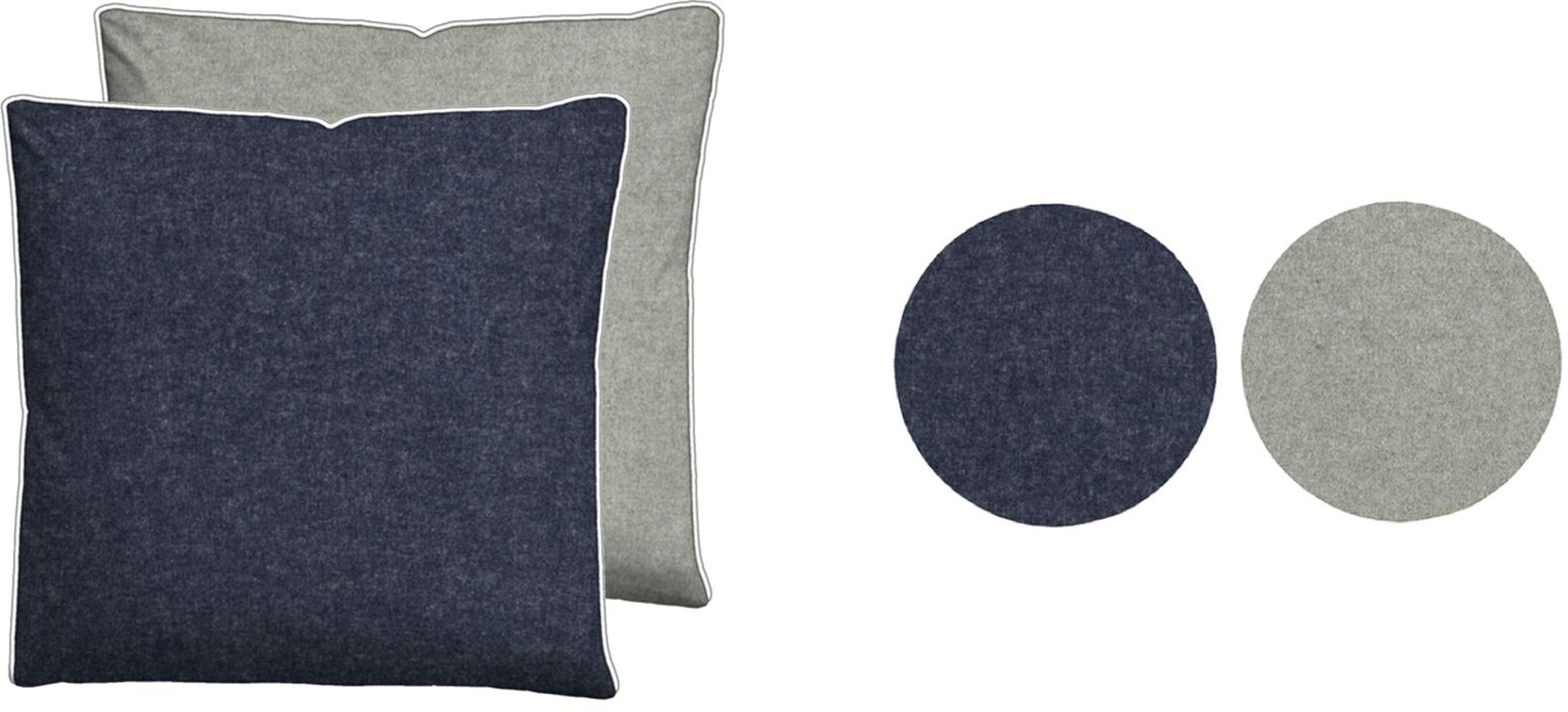 Biberna Kissenbezug »Hermal« (1 Stück), Wendekissenbezug, Made in Germany zertifiziert, geeignet im Winter