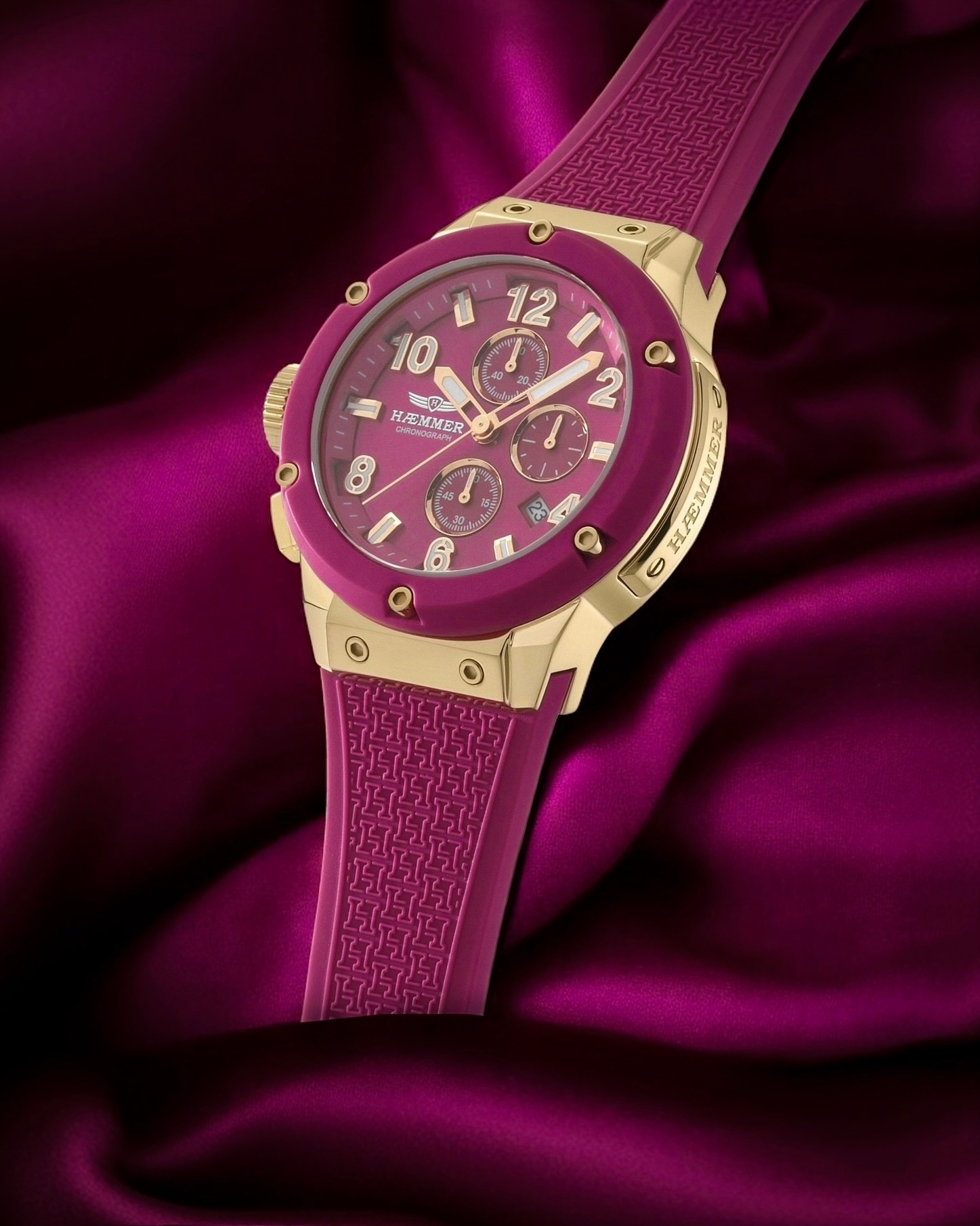 HAEMMER GERMANY Chronograph »WAVE MASTER«, Quarzuhr, Armbanduhr, Damenuhr, Herrenuhr, Made in Germany