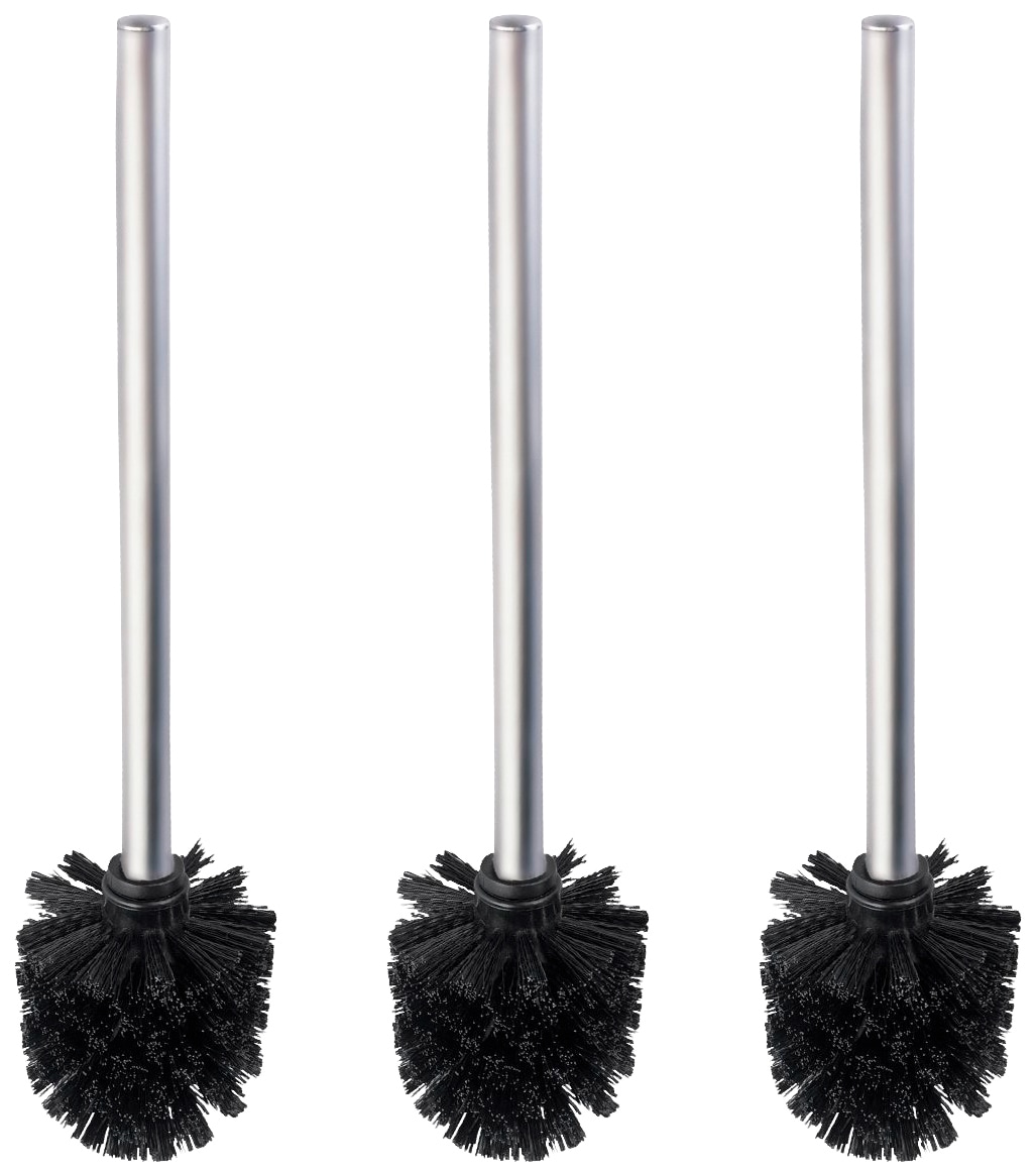 WENKO WC-Reinigungsbürste Set 3 aus Edelstahl  Kunststoff schwarz, Durchmes günstig online kaufen