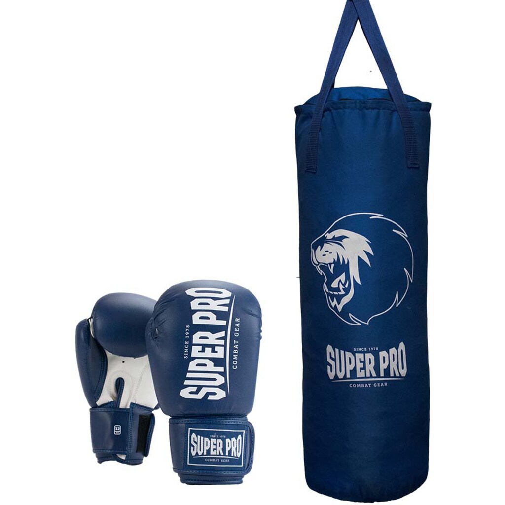 Super Pro Boxsack »Boxing Set Punch«, (Set, mit Boxhandschuhen)