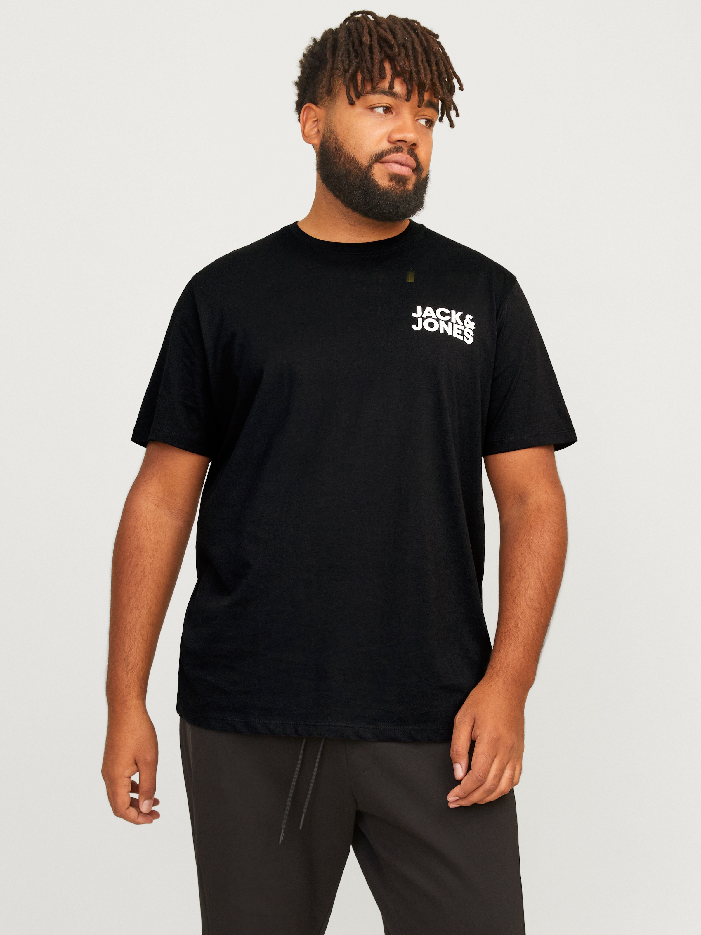 Jack & Jones PlusSize "JJECORP LOGO TEE SS O-NECK NOOS PLS" Baumwolle, regu günstig online kaufen