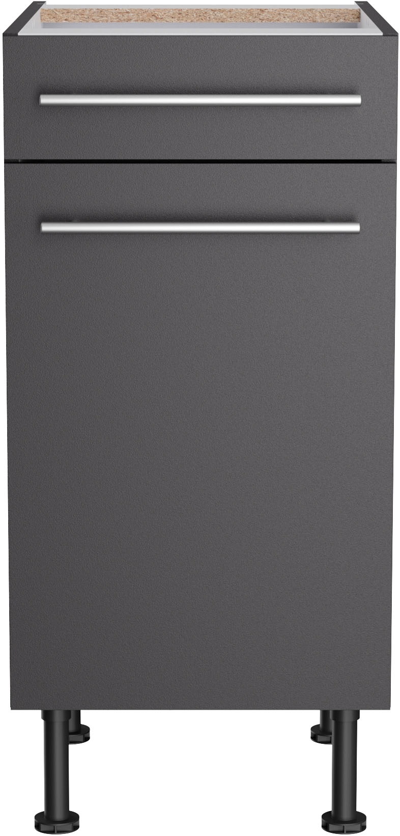 KOCHSTATION Unterschrank "KS-Bern2", Breite 40 cm, 1 Tür, 1 Schubkasten, 1 günstig online kaufen