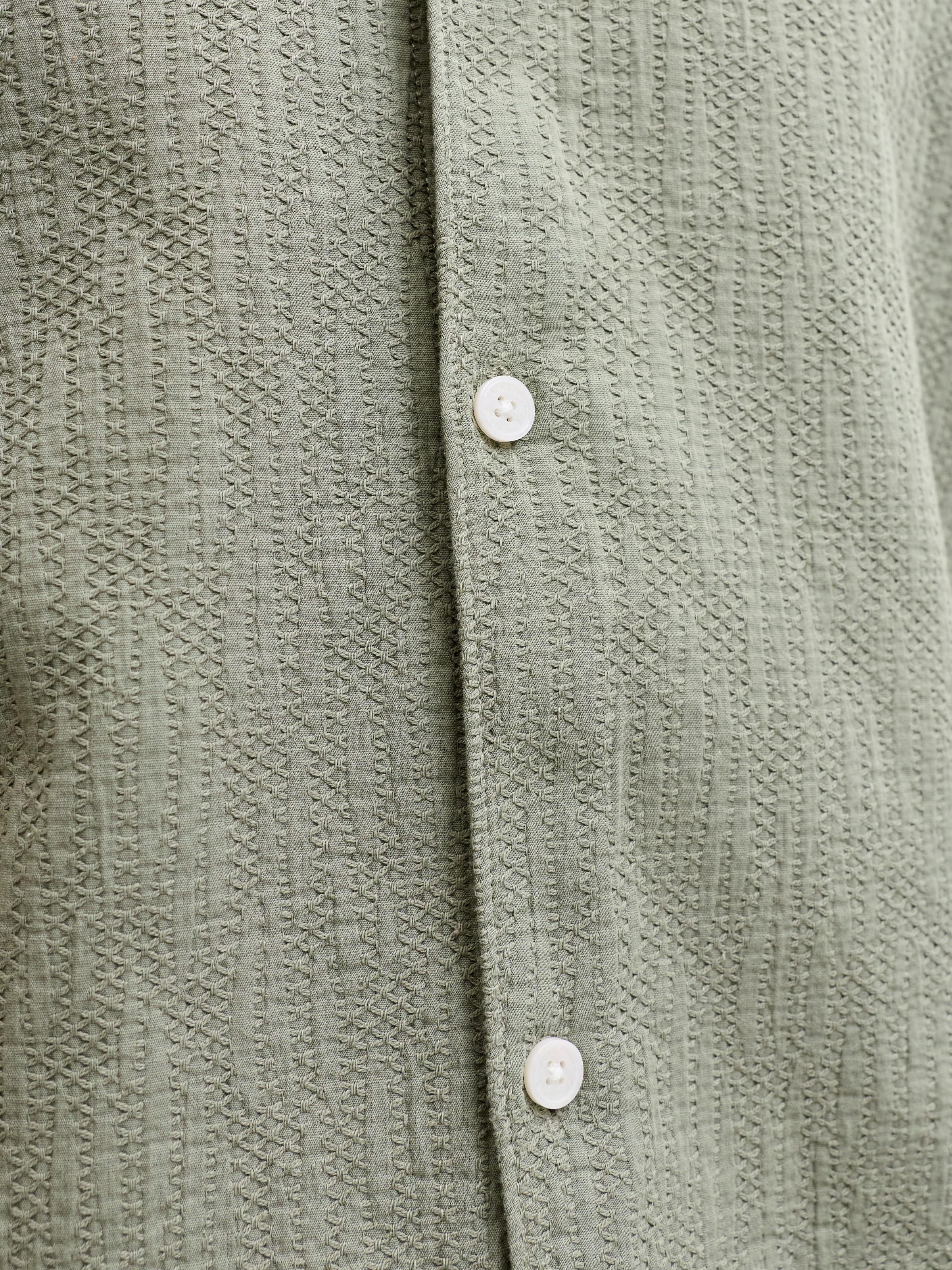 Jack & Jones Kurzarmhemd »JORMONTAUK WAVY TEXTURE SHIRT SS SN« Baumwolle, relaxed fit