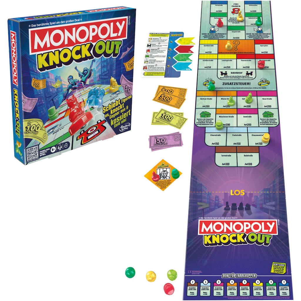 Hasbro Spiel »Hasbro Gaming, Monopoly, Knockout«