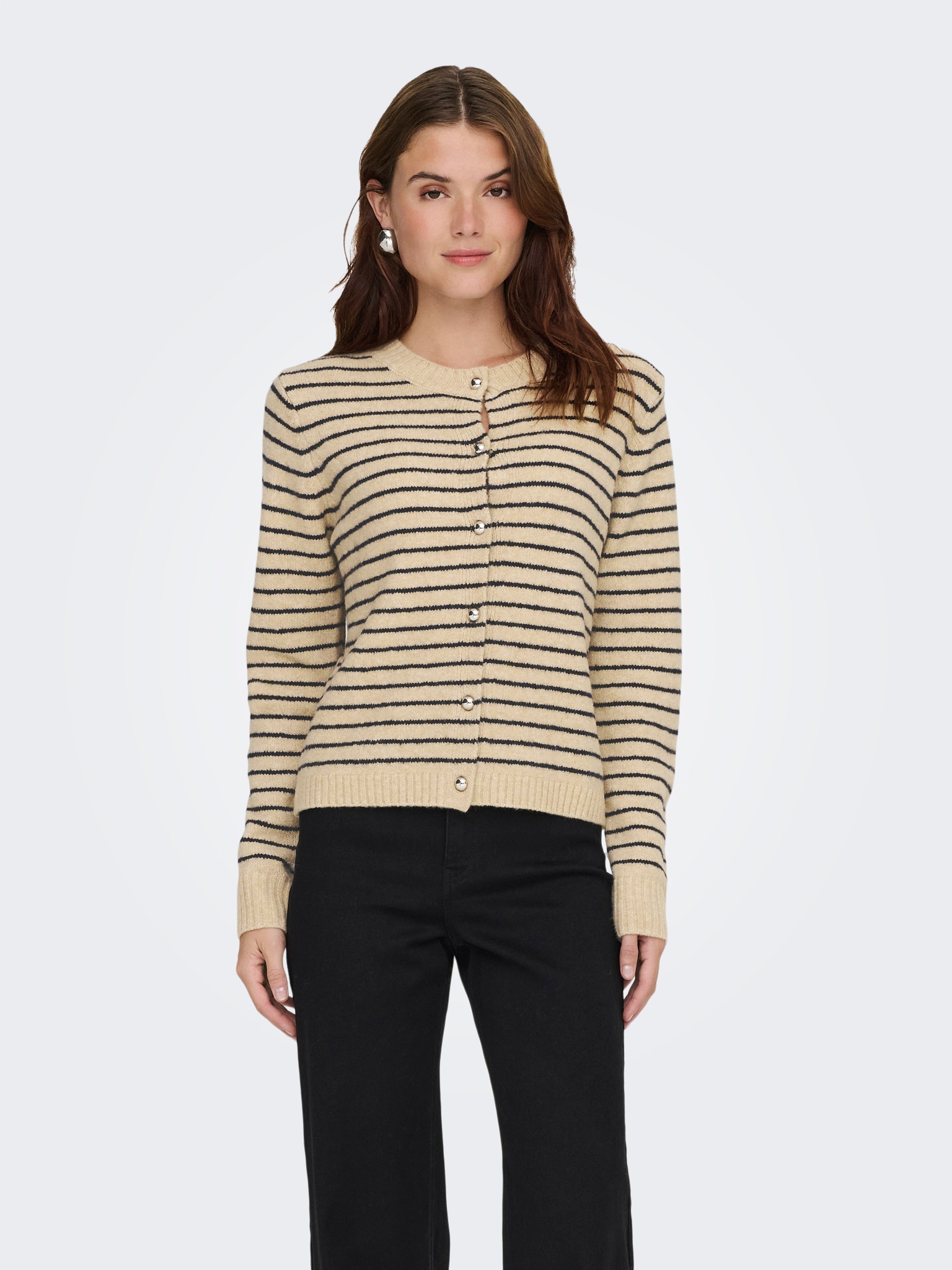 ONLY Strickjacke "ONLCHESTER LIFE LS STRIPE CARDI CC KNT" günstig online kaufen