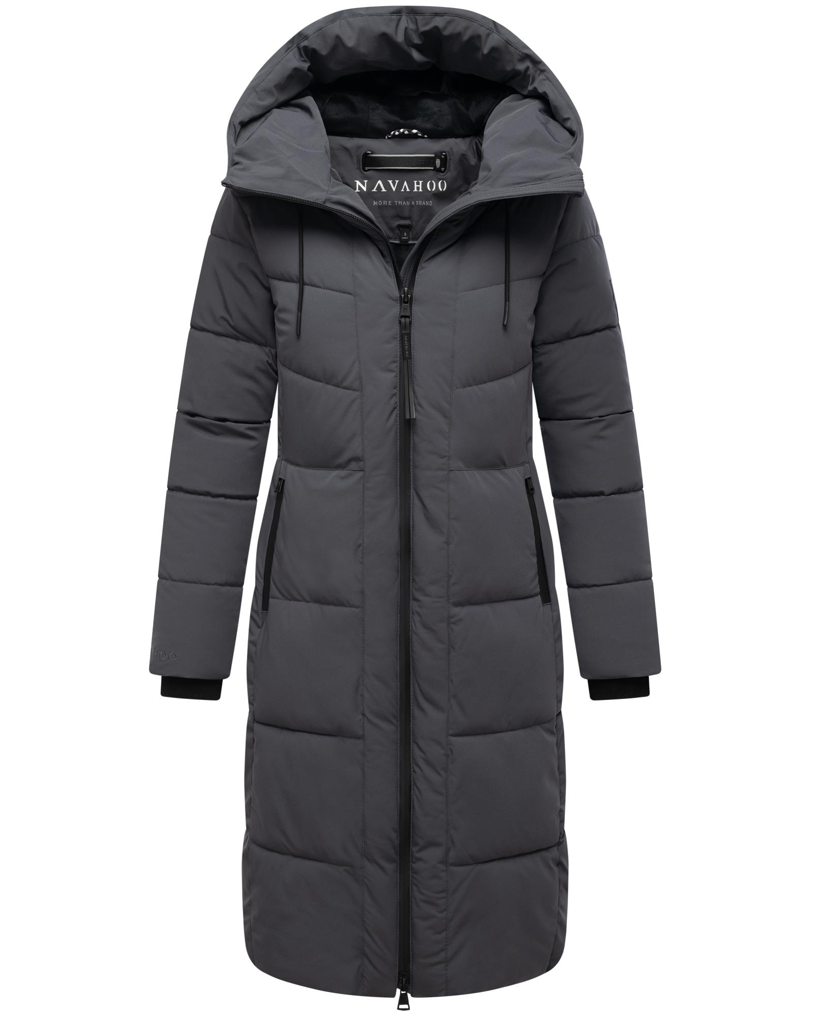 Navahoo Steppmantel »Schokokuss XIV«, Warmer Damen gesteppter Wintermantel mit Kapuze