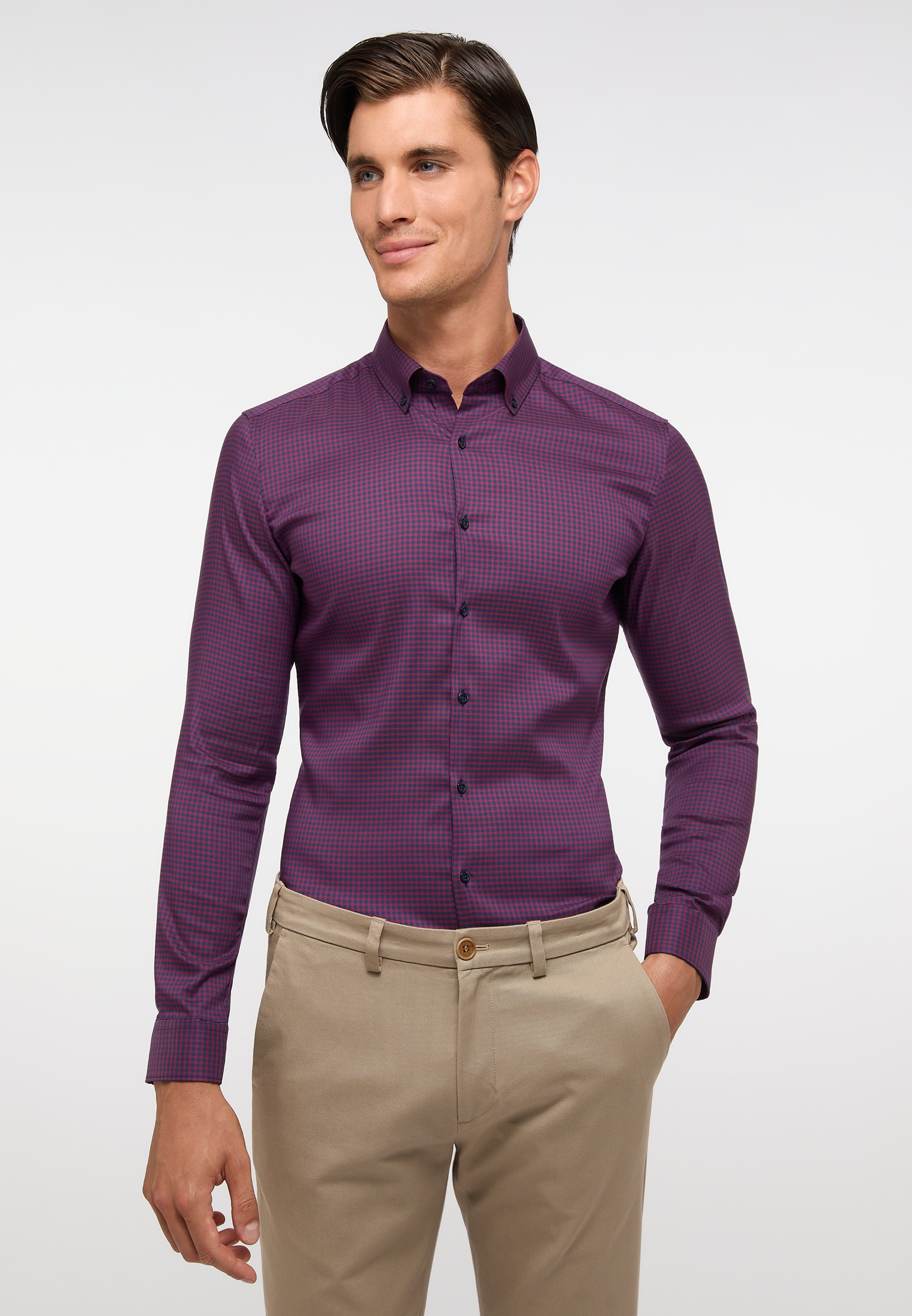 Eterna Langarmhemd "SUPER SLIM", NON IRON (bügelfrei) günstig online kaufen
