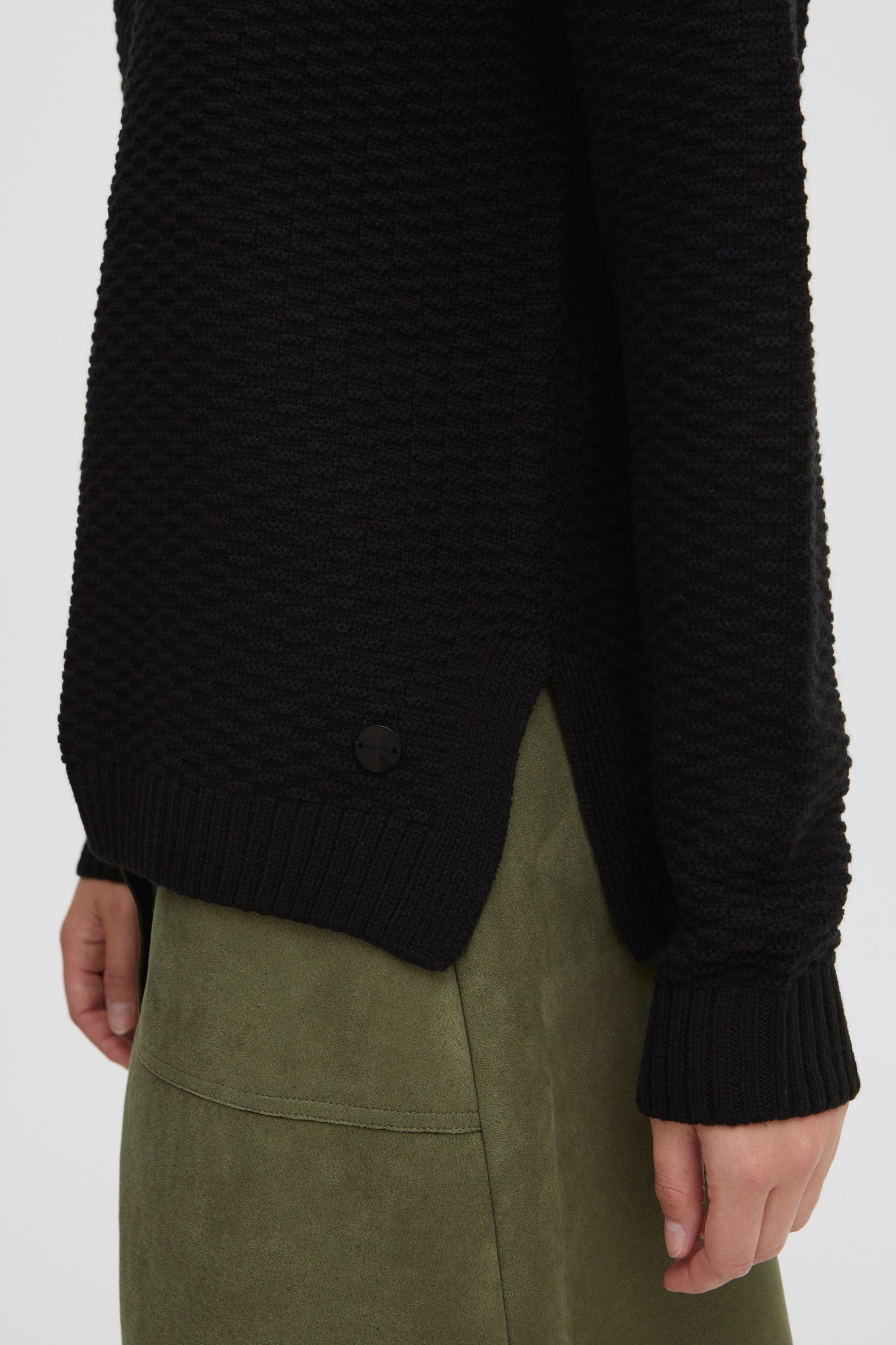 OXMO Strickfleece-Pullover »Strickpullover OXMilla«