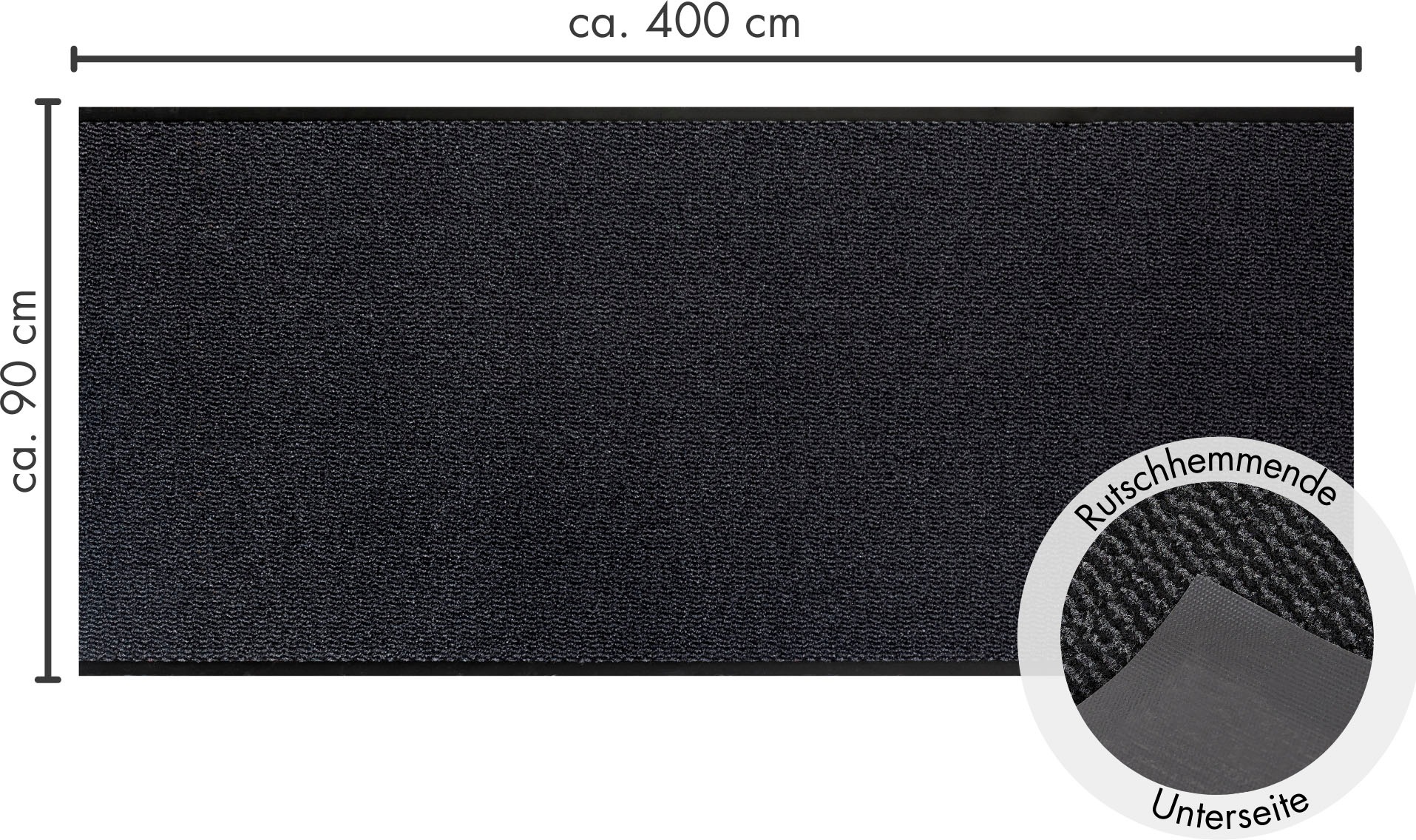 Andiamo Fußmatte »Easy, Made in Netherlands«, rechteckig, 5 mm Höhe, Schmutzfangmatte, rutschhemmend, Innen- und überdachten Außenbereich