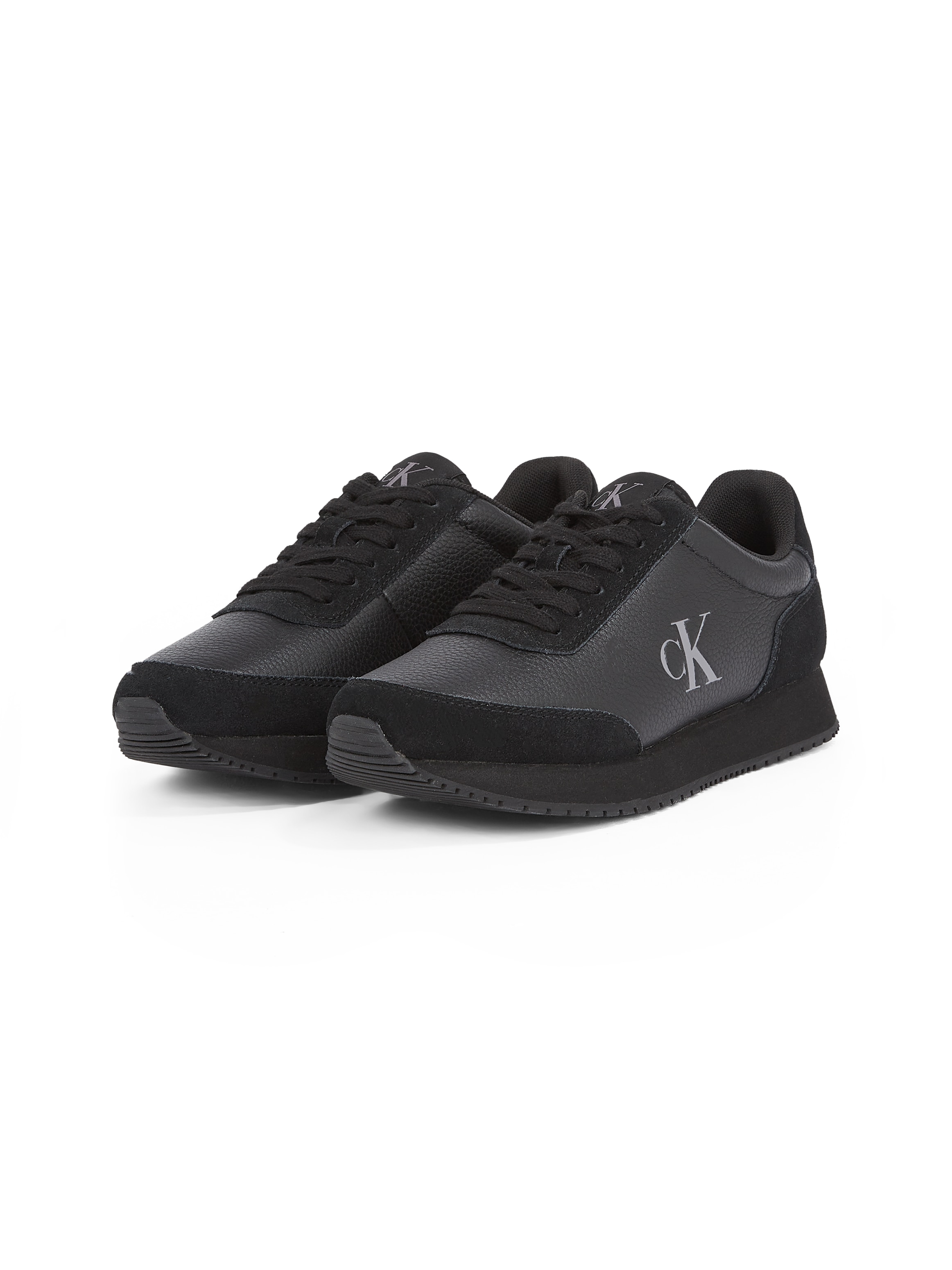 Calvin Klein Jeans Sneaker »RUNNER LACEUP LOW MIX MG«, Freizeitschuh, Halbschuh, Schnürschuh mit...