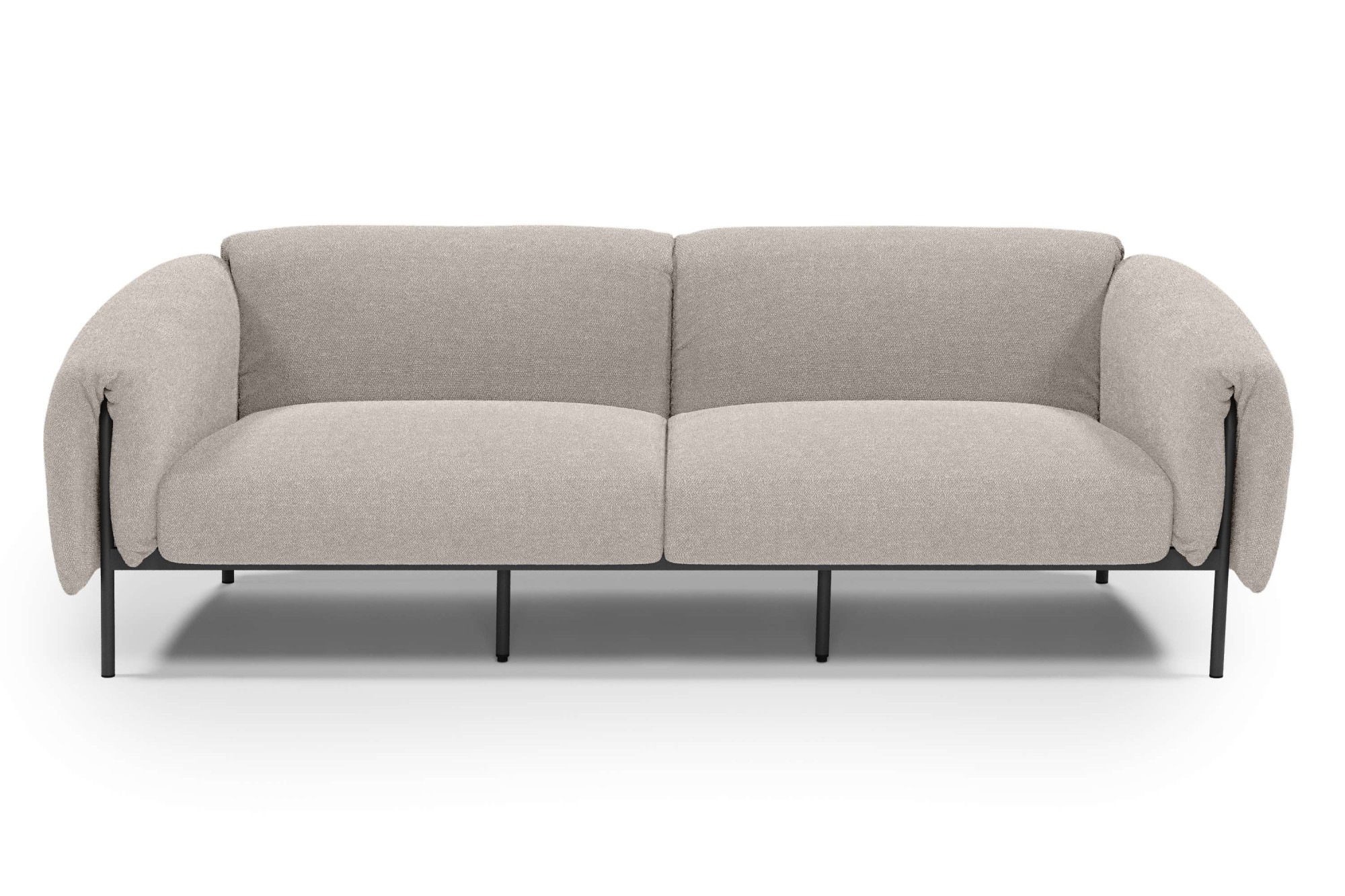 Home affaire 3-Sitzer "Lumi" Outdoor Gartensofa, wetterfeste Materialien, B günstig online kaufen