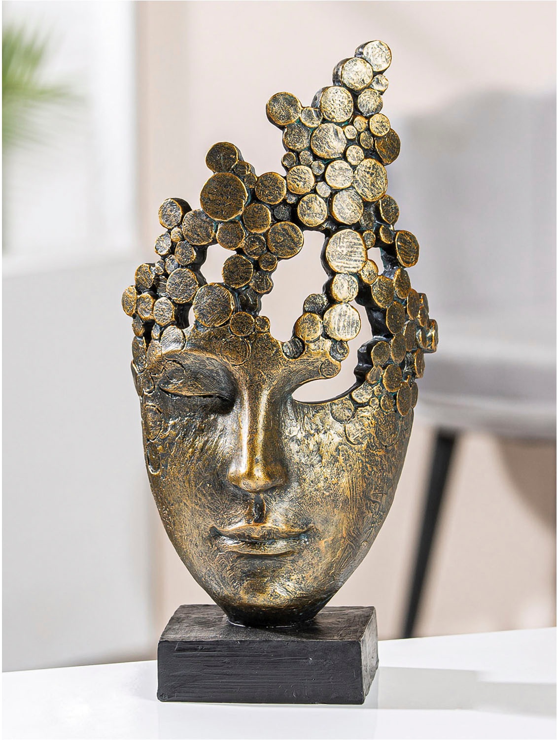 Casablanca by Gilde Dekofigur "Skulptur "Female Mask""