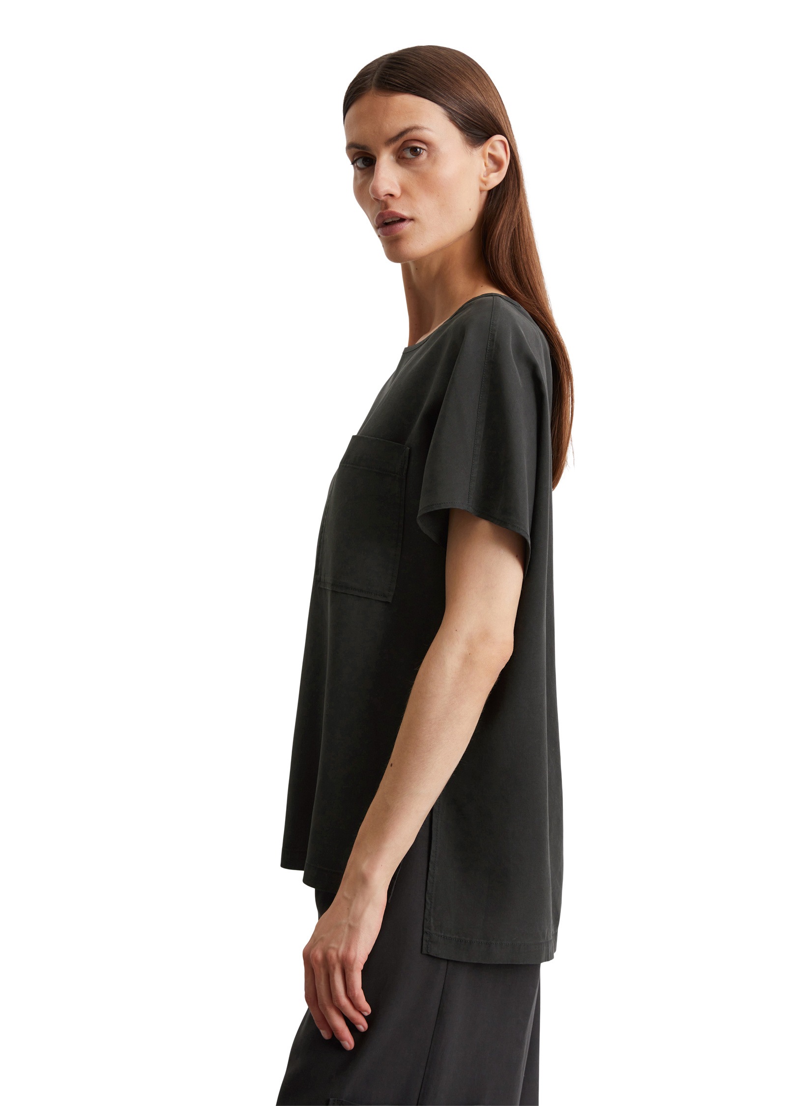 Marc OPolo Kurzarmbluse "aus TENCEL™ Lyocell" günstig online kaufen