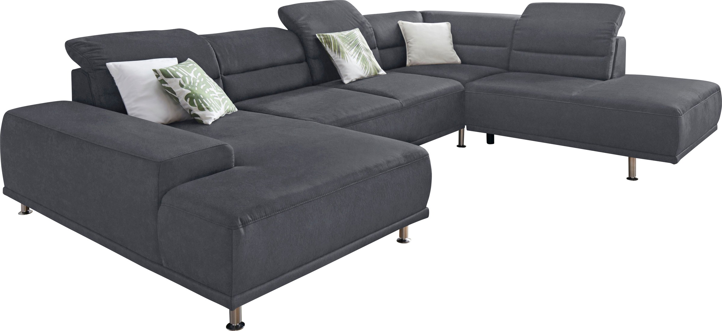 sit&more Wohnlandschaft "Mariola U-Form" mit Federkern, inklusive Kopfteil- günstig online kaufen