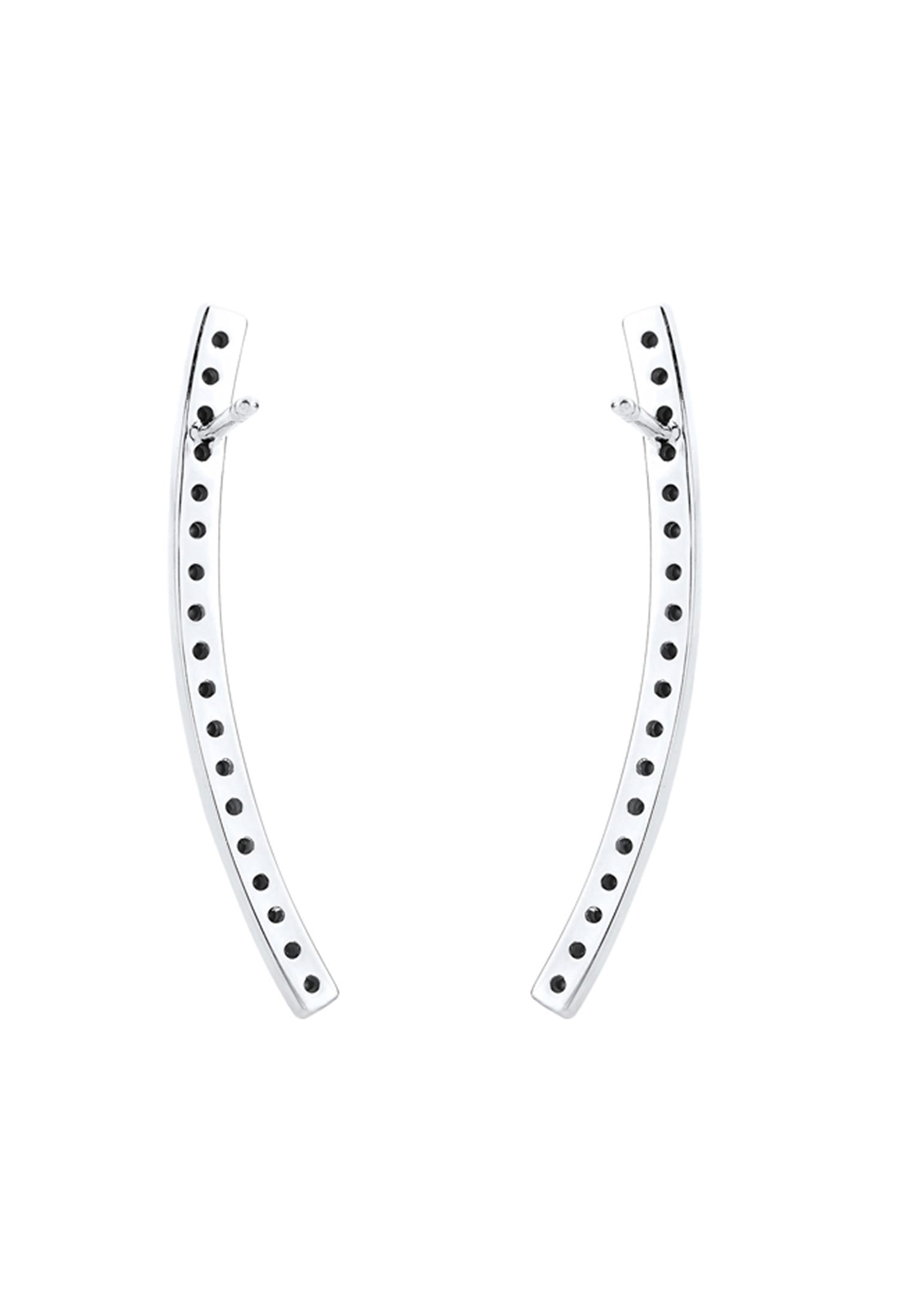 Elli Paar Ohrstecker »Tropfen Geo Trend Kristalle 925 Sterling Silber«