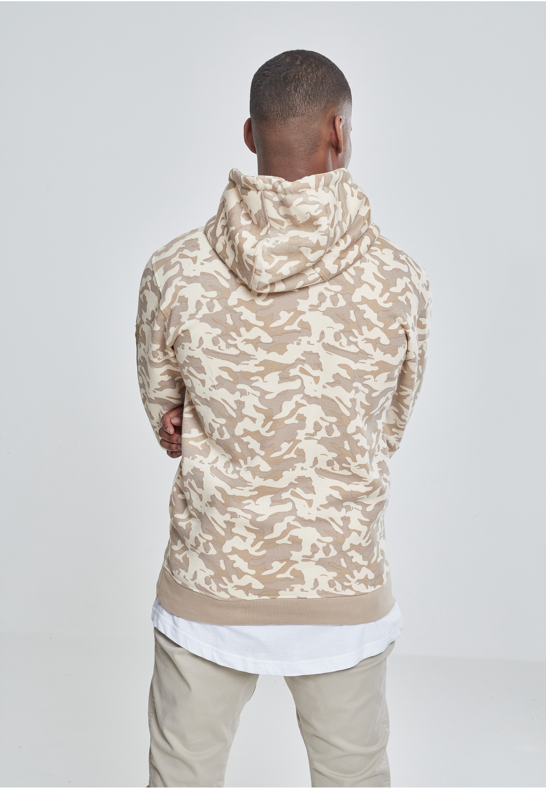 URBAN CLASSICS Sweatshirt »Urban Classics Herren Sweat Camo Bomber Hoody«, 1

