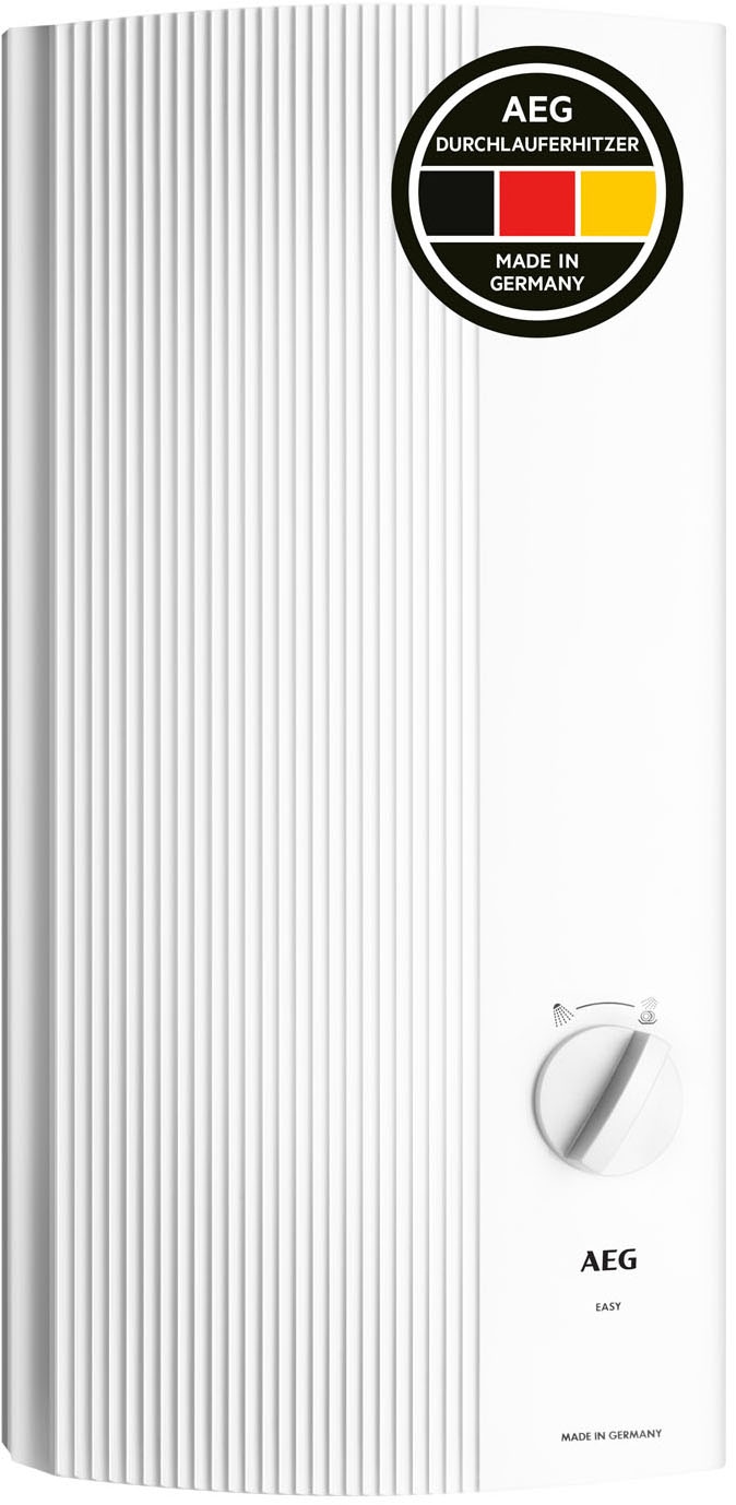 AEG Haustechnik Komfort-Durchlauferhitzer "DDLE EASY" 18 kW, einfache Temperaturwahl durch 2 Festtemperaturen 42C und 55C