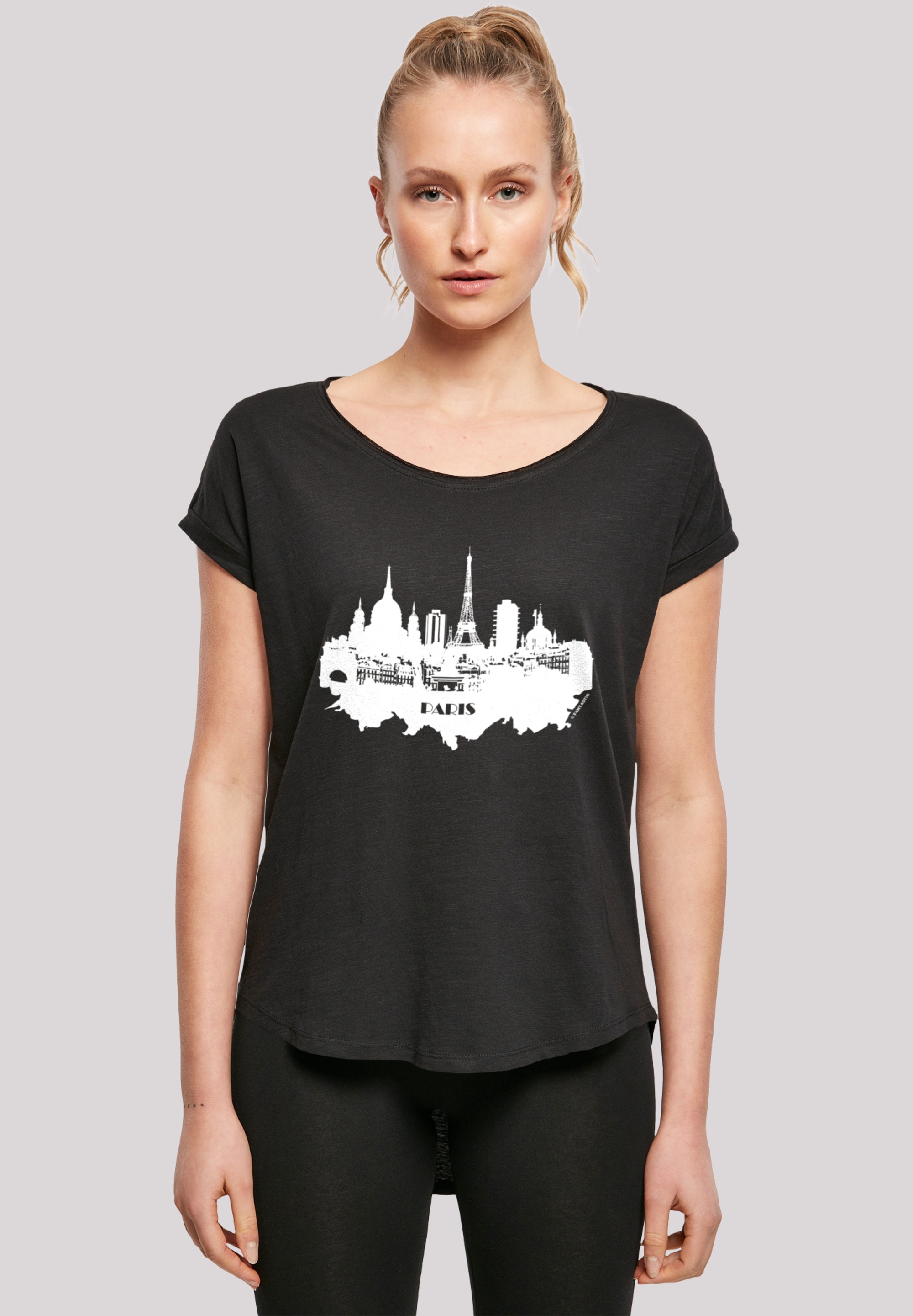 F4NT4STIC Marškinėliai »PARIS SKYLINE LONG TEE« ...
