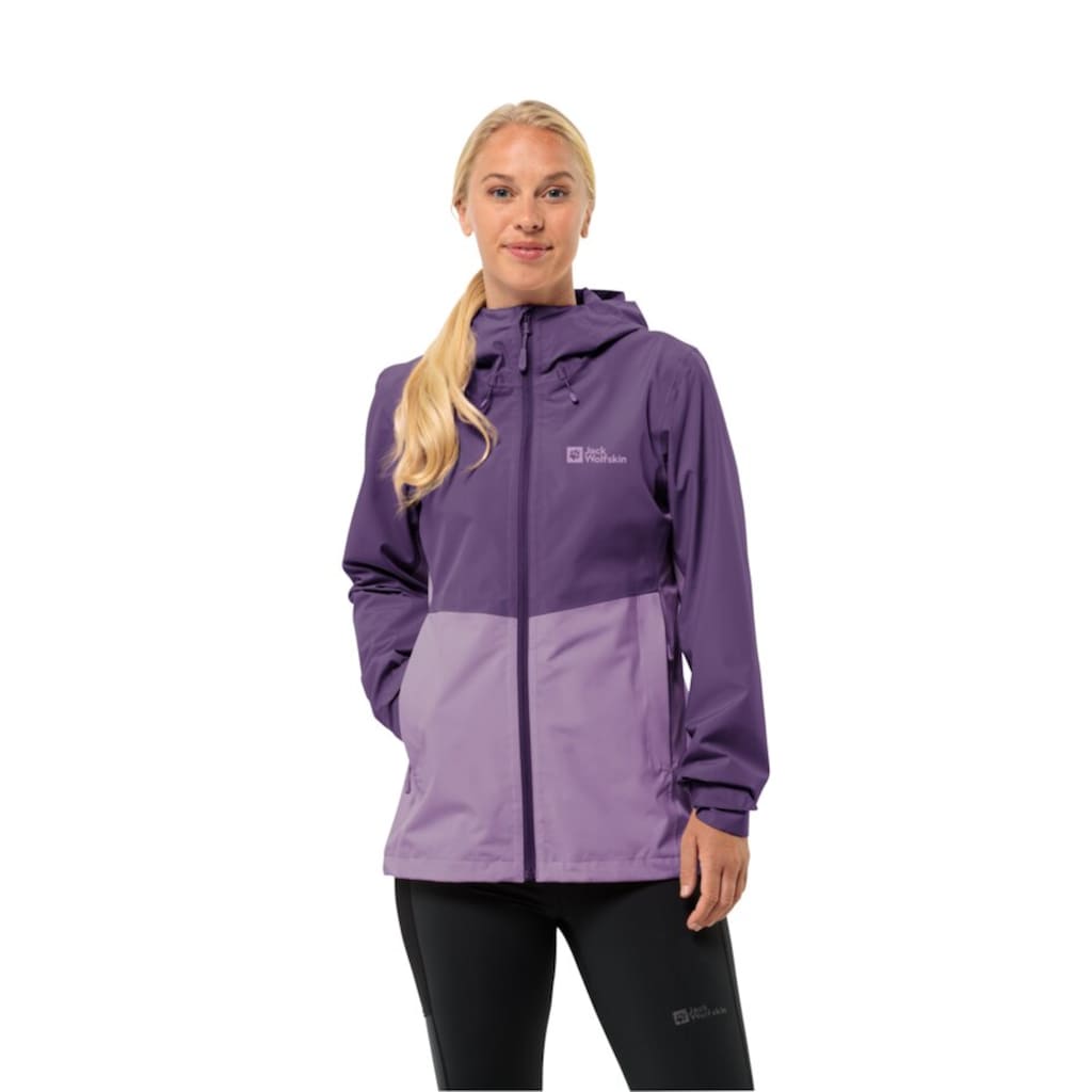 Jack Wolfskin Funktionsjacke »WEILTAL 2L JKT W«, mit Kapuze