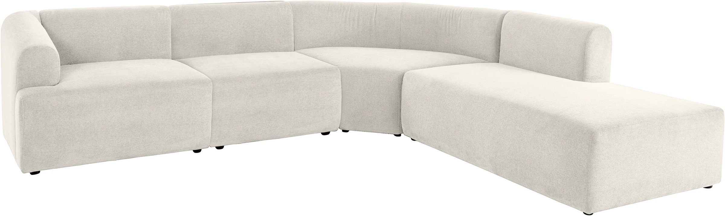 LeGer Home by Lena Gercke Ecksofa »LYZA L-Form links/rechts, Modularsofa, Maße B/T/H: 287/267/74 cm«, als Modul oder separat verwendbar, für individuelle Zusammenstellung